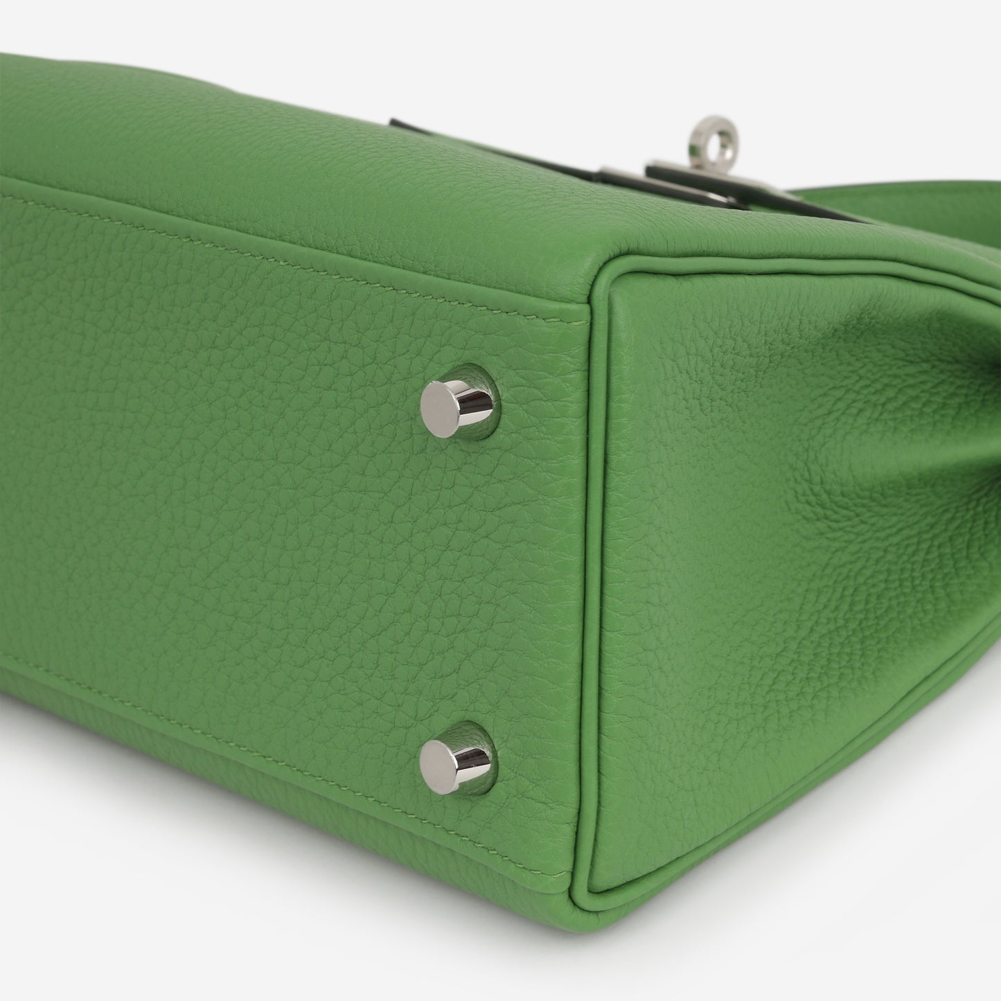 Hermès Kelly 25 - Vert Yucca Togo | Palladium Hardware