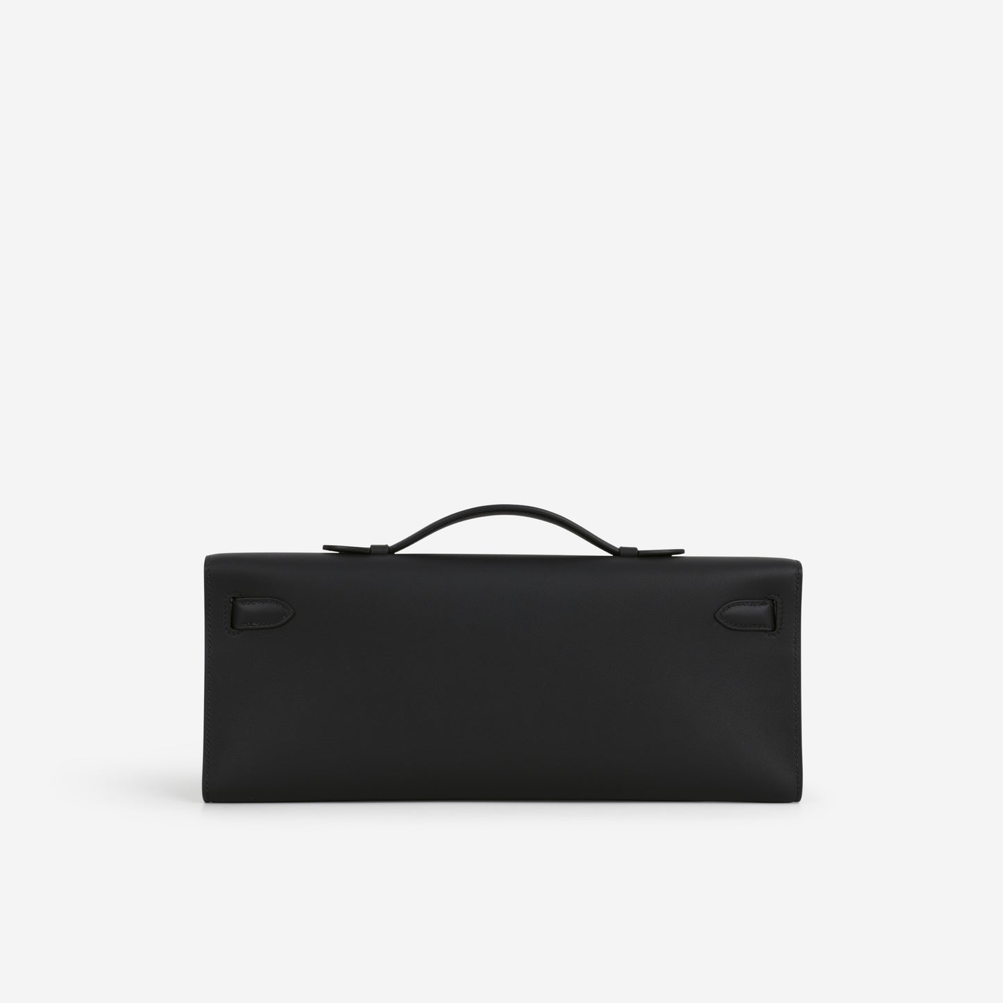 Hermès Kelly Cut - Black Swift | Palladium Hardware - Bagista