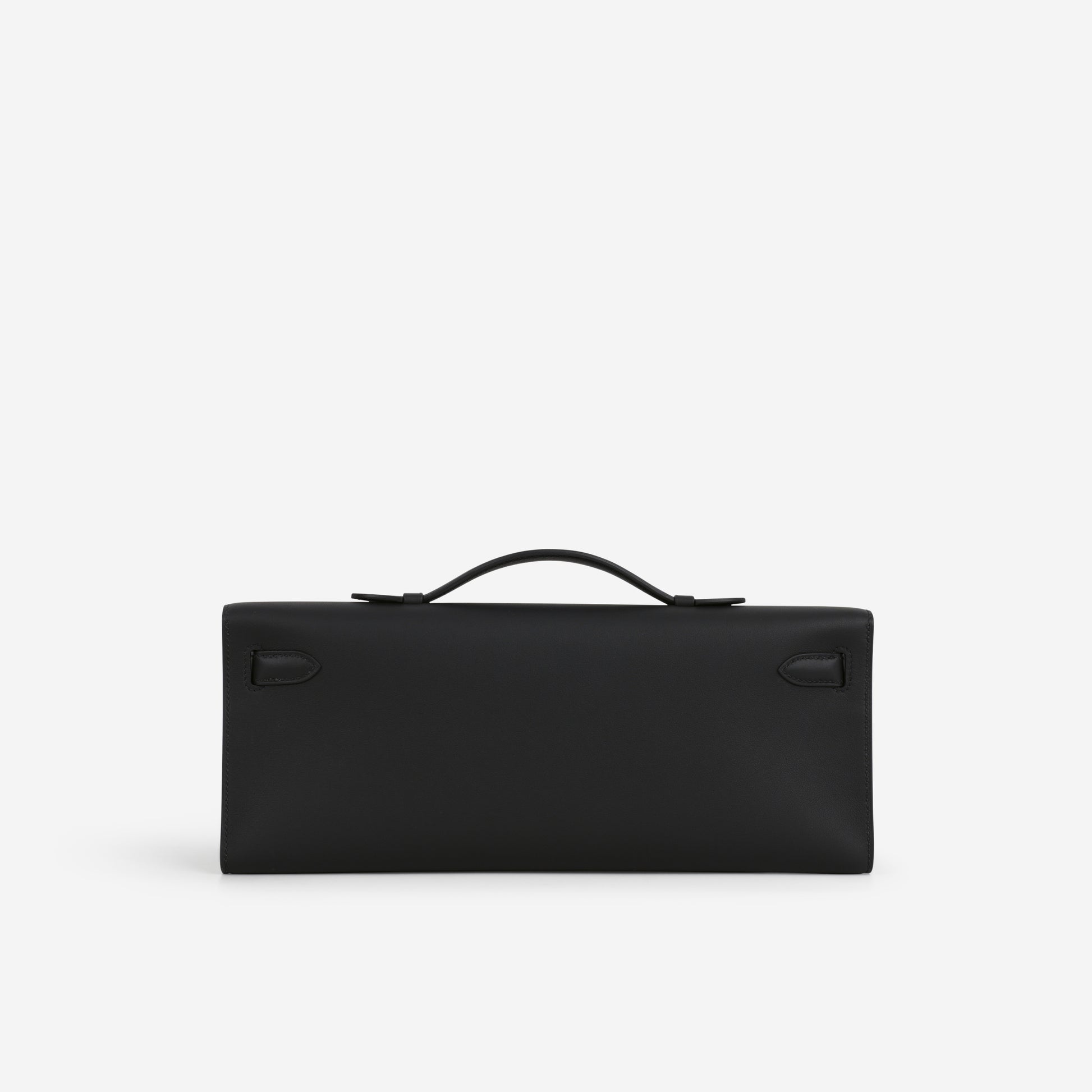 Hermès Kelly Cut - Black Swift | Palladium Hardware - Bagista