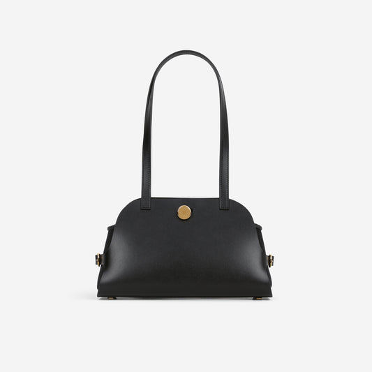 Hermès Tablier Sellier - Noir Toile Militaire / Hunter | Gold Hardware