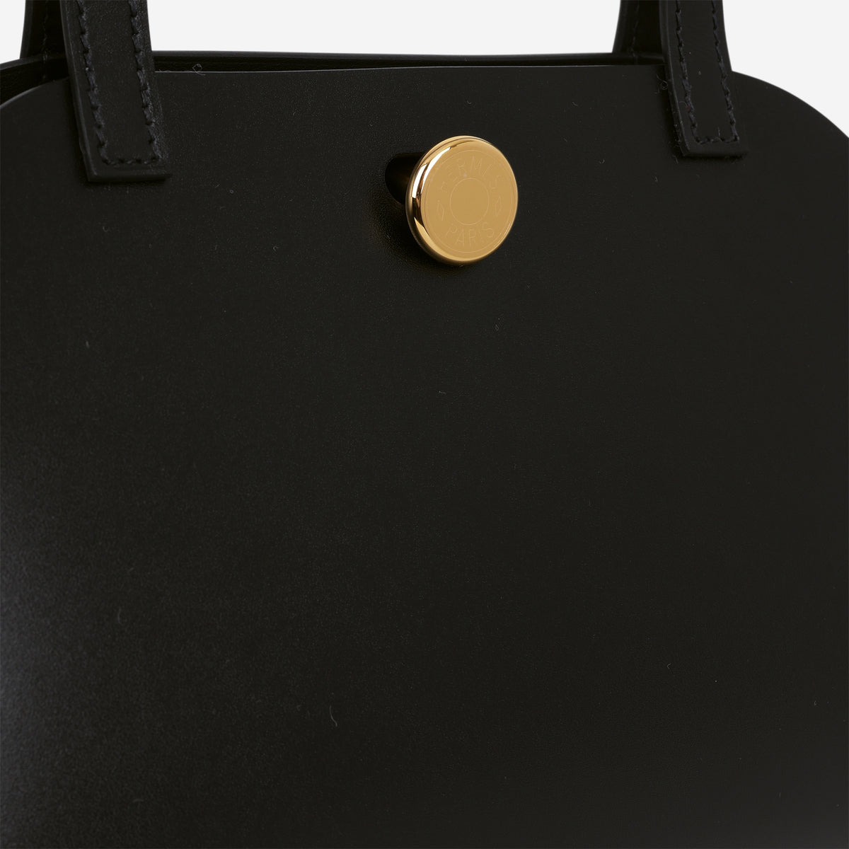 Hermès Tablier Sellier - Noir Toile Militaire / Hunter | Gold Hardware