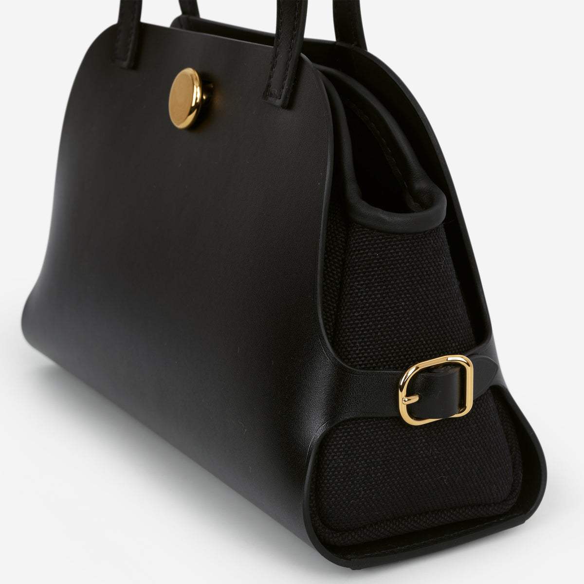Hermès Tablier Sellier - Noir Toile Militaire / Hunter | Gold Hardware