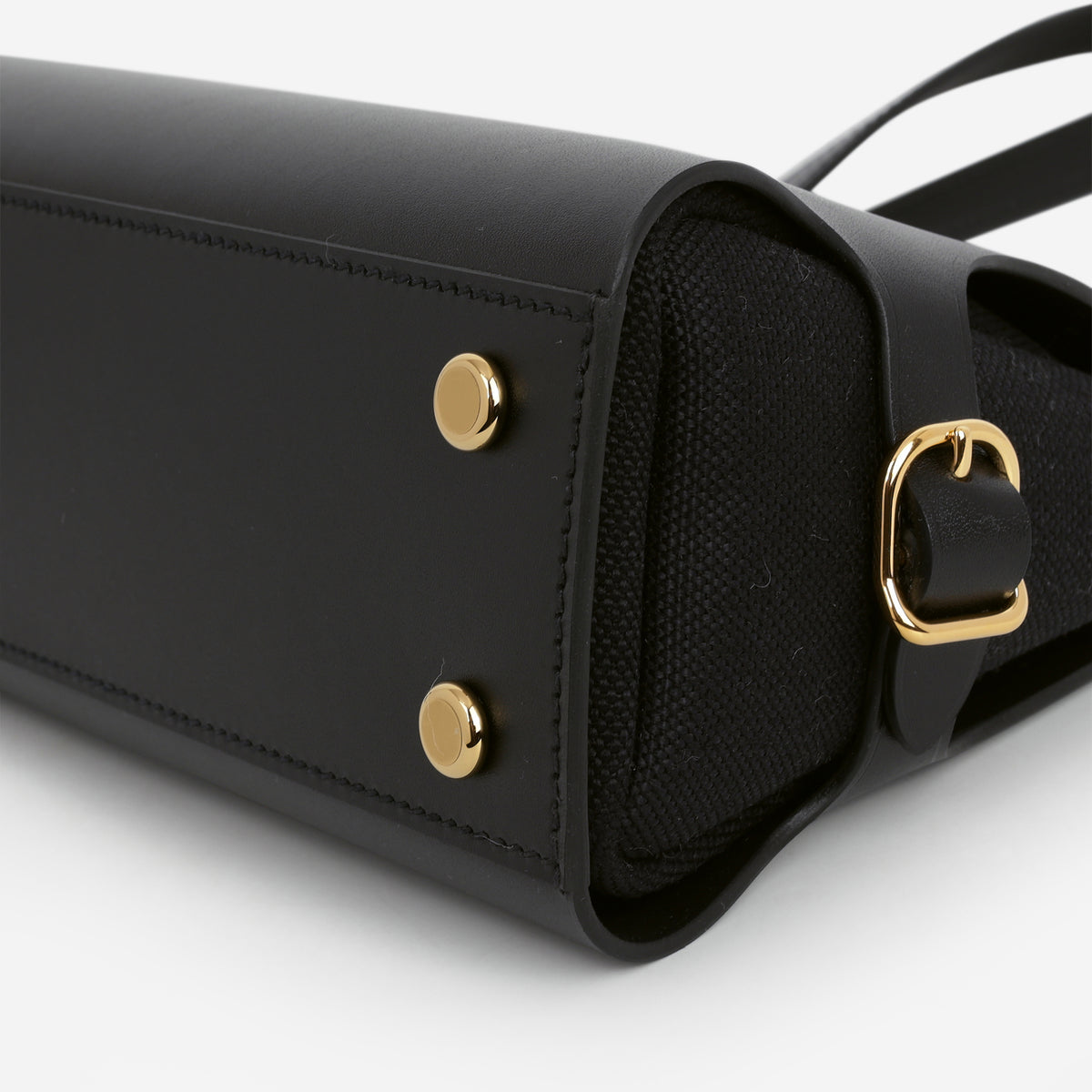 Hermès Tablier Sellier - Noir Toile Militaire / Hunter | Gold Hardware
