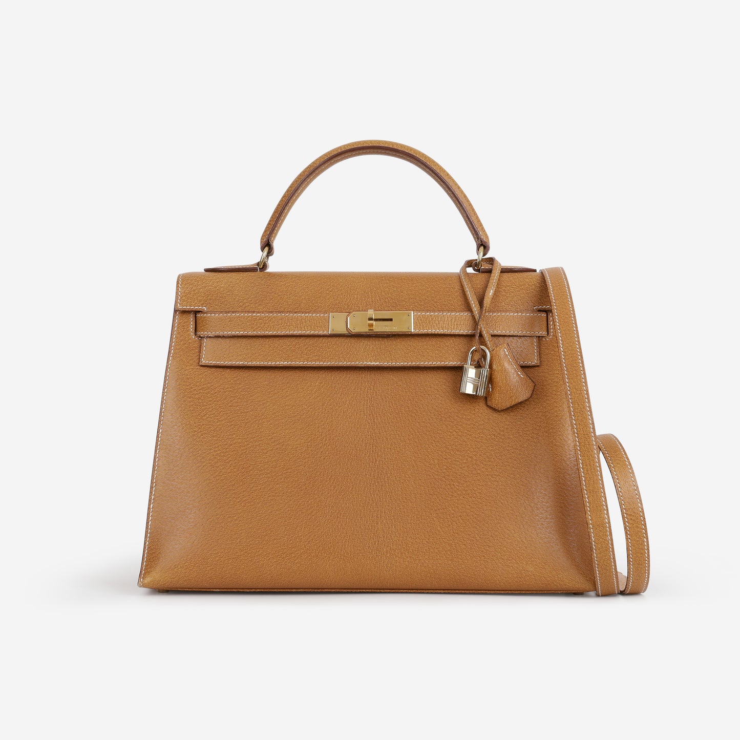 Vintage Kelly 32 - Gold Courchevel | Gold Hardware