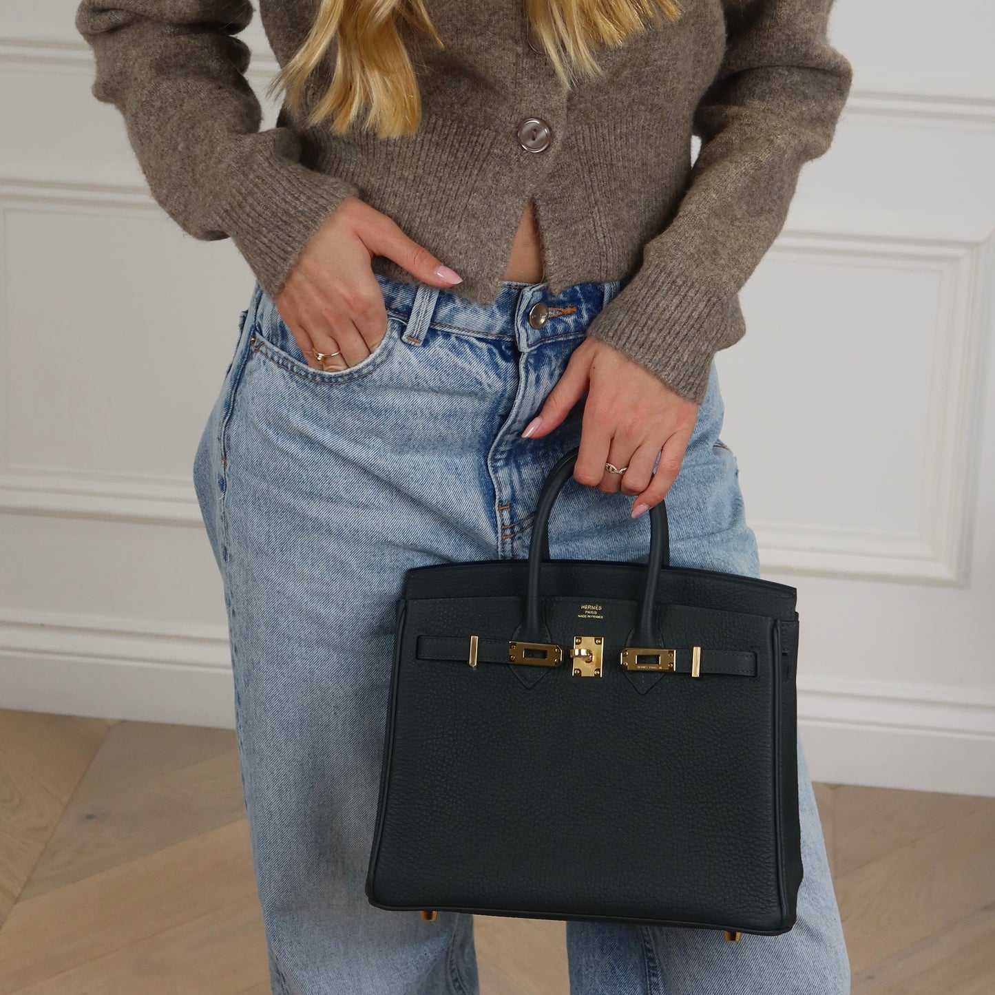 Hermès Birkin 25 - New Vert Fonce Togo | Gold Hardware