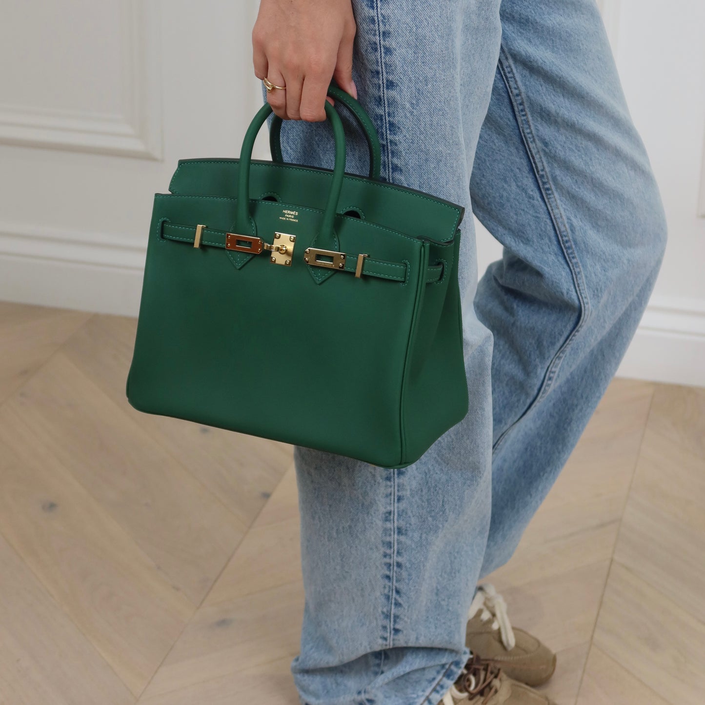 Hermès Birkin 25 - Vert Moyen Swift | Gold Hardware