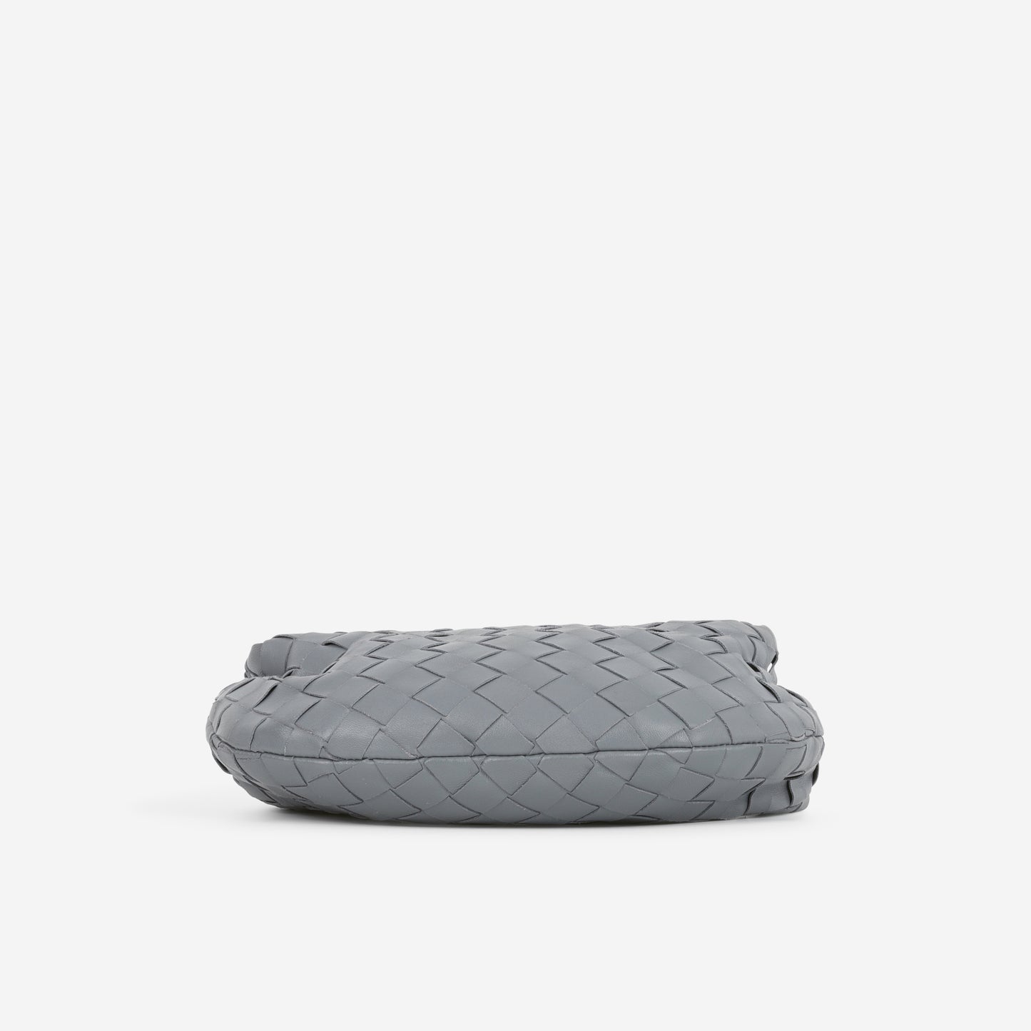 Bottega Mini Jodie Shoulder Bag - Grey Intrecciato | Gold Hardware - Bagista
