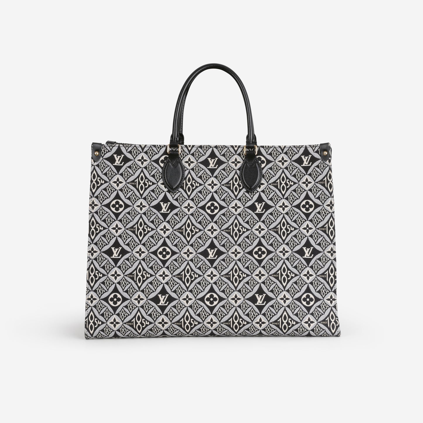 Louis Vuitton OnTheGo GM - Black "Since 1854" Jacquard | Gold Hardware