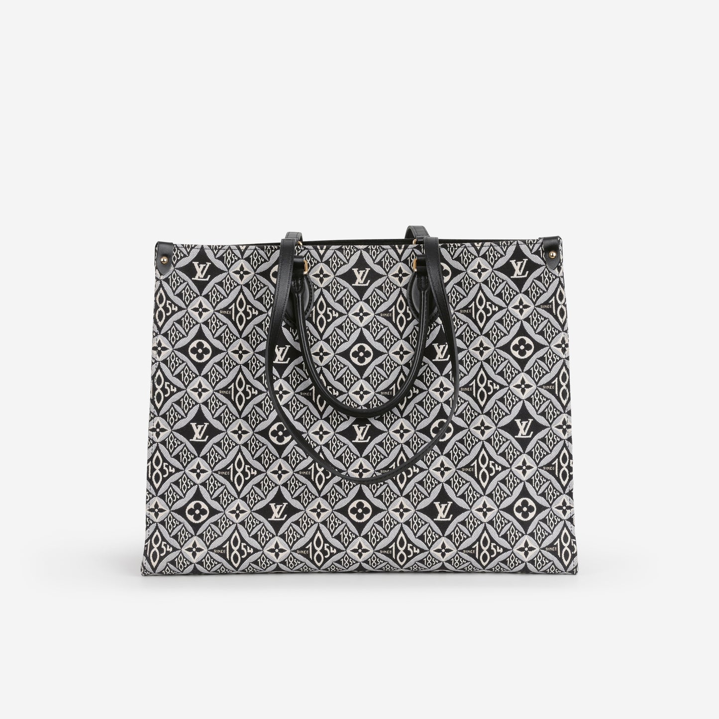 Louis Vuitton OnTheGo GM - Black "Since 1854" Jacquard | Gold Hardware
