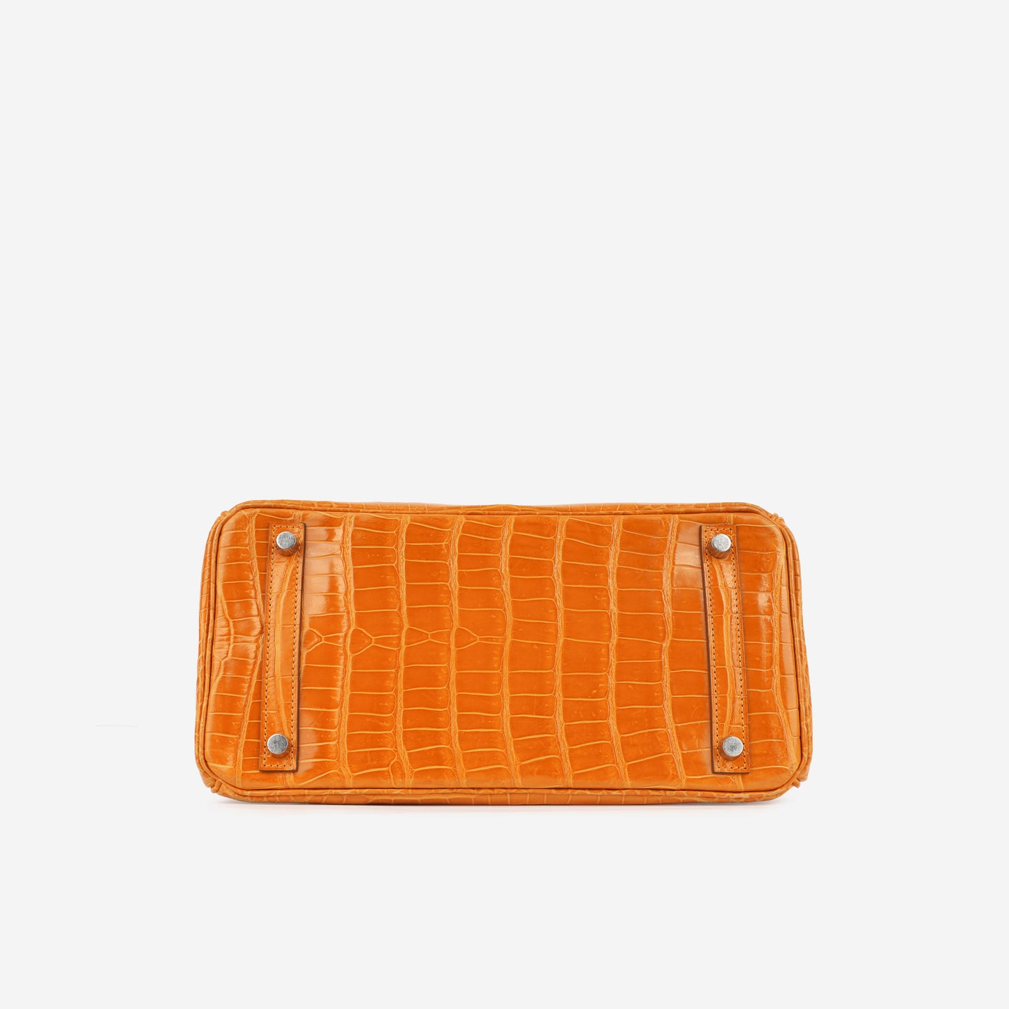 Birkin 30 - Orange Porosus Crocodile Lisse