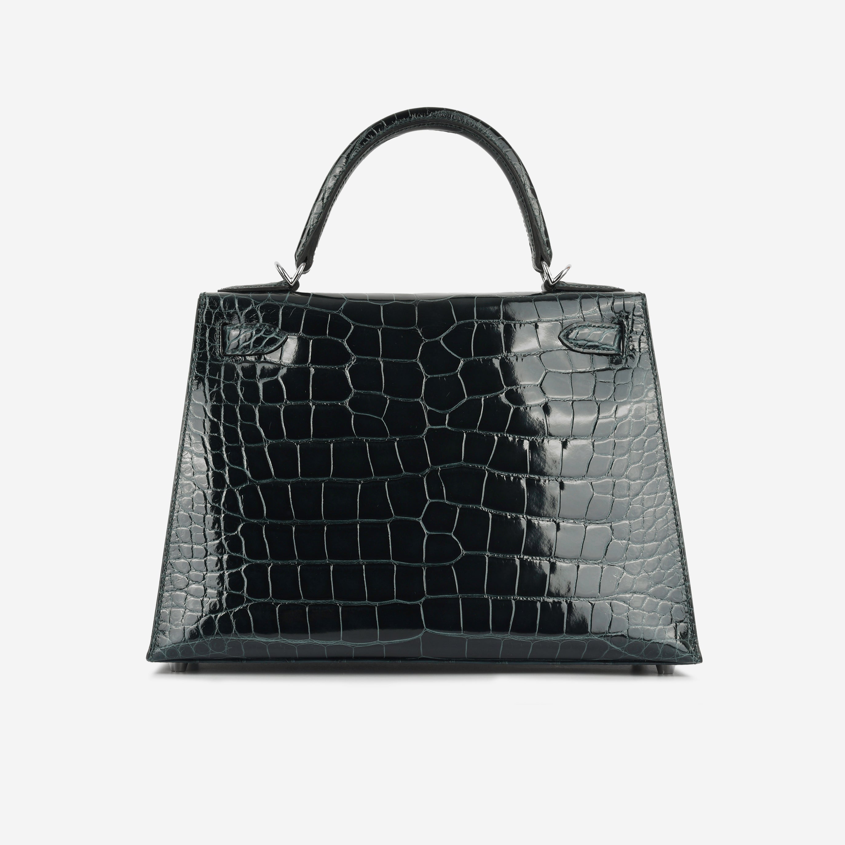 HERMÈS キャバリエ Hermès Kelly 28 Verso - Vert Cypres Alligator / Vert Jade - 2022
