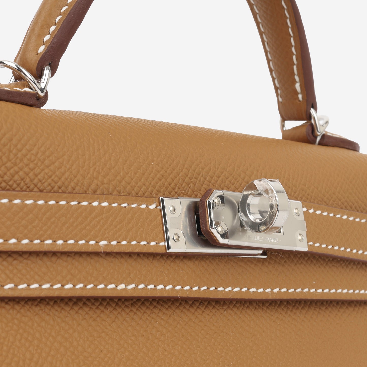 Mini Kelly - Gold Epsom (Rose Confetti Strap)