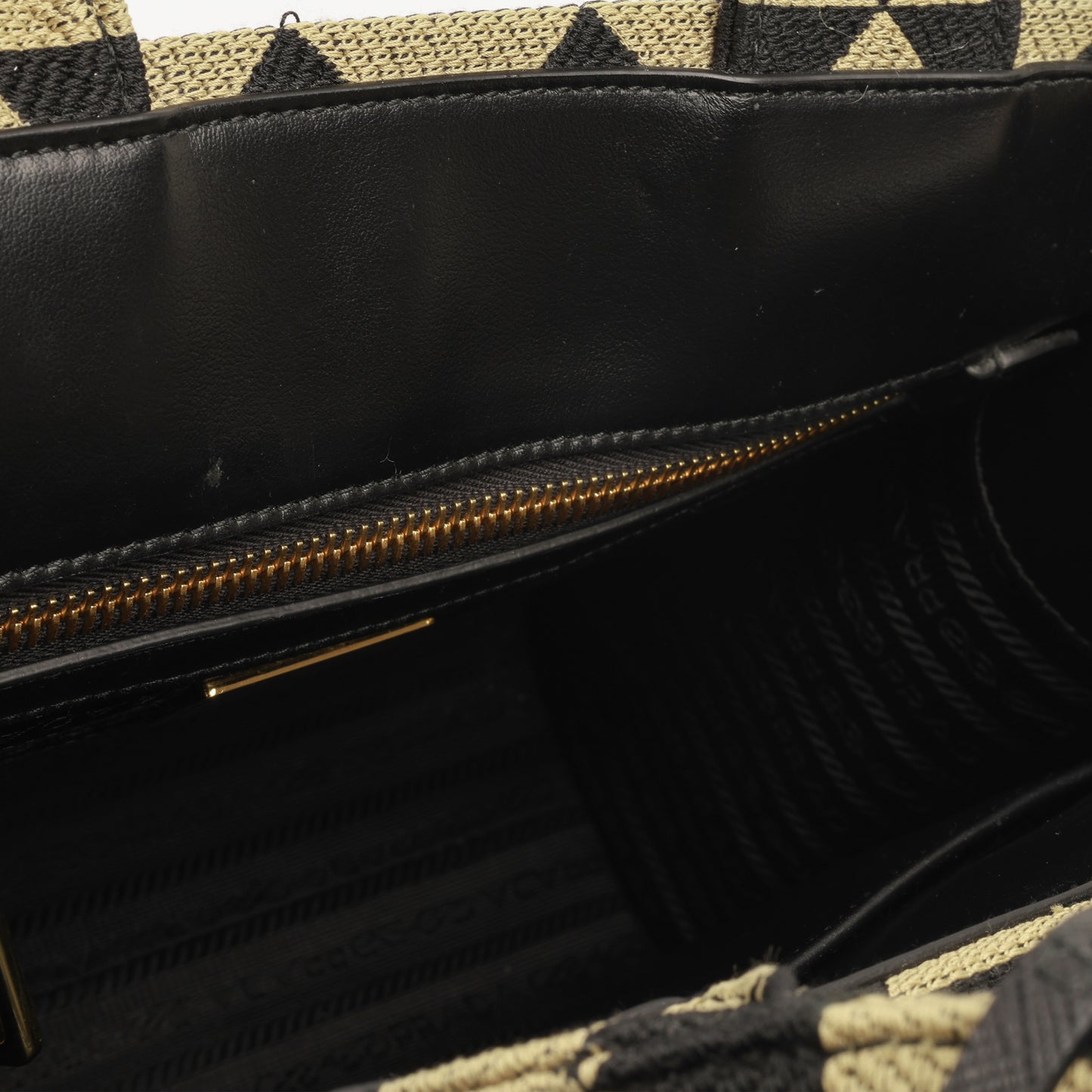 Small Prada Symbole Embroidered Bag