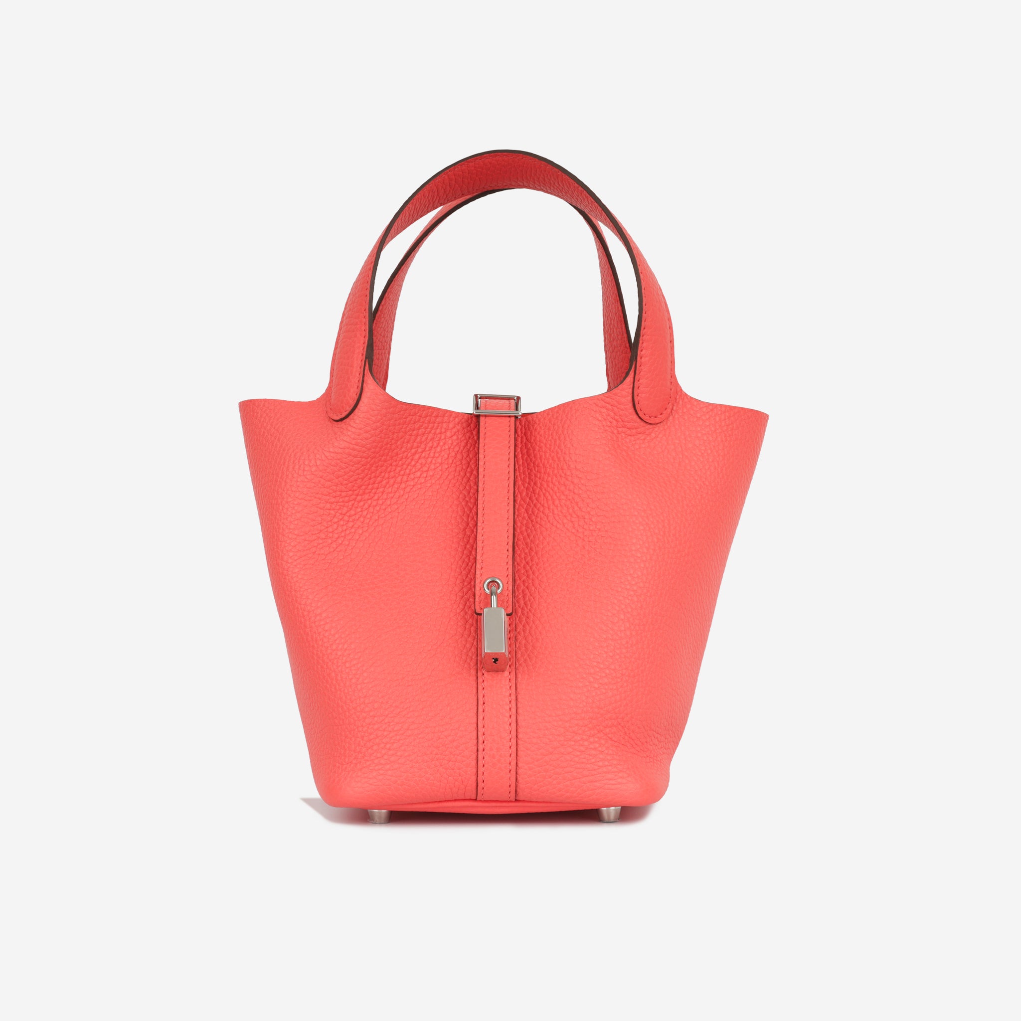Hermès - Picotin 18 - Rose Texas Clemence - PHW - Brand New | Bagista