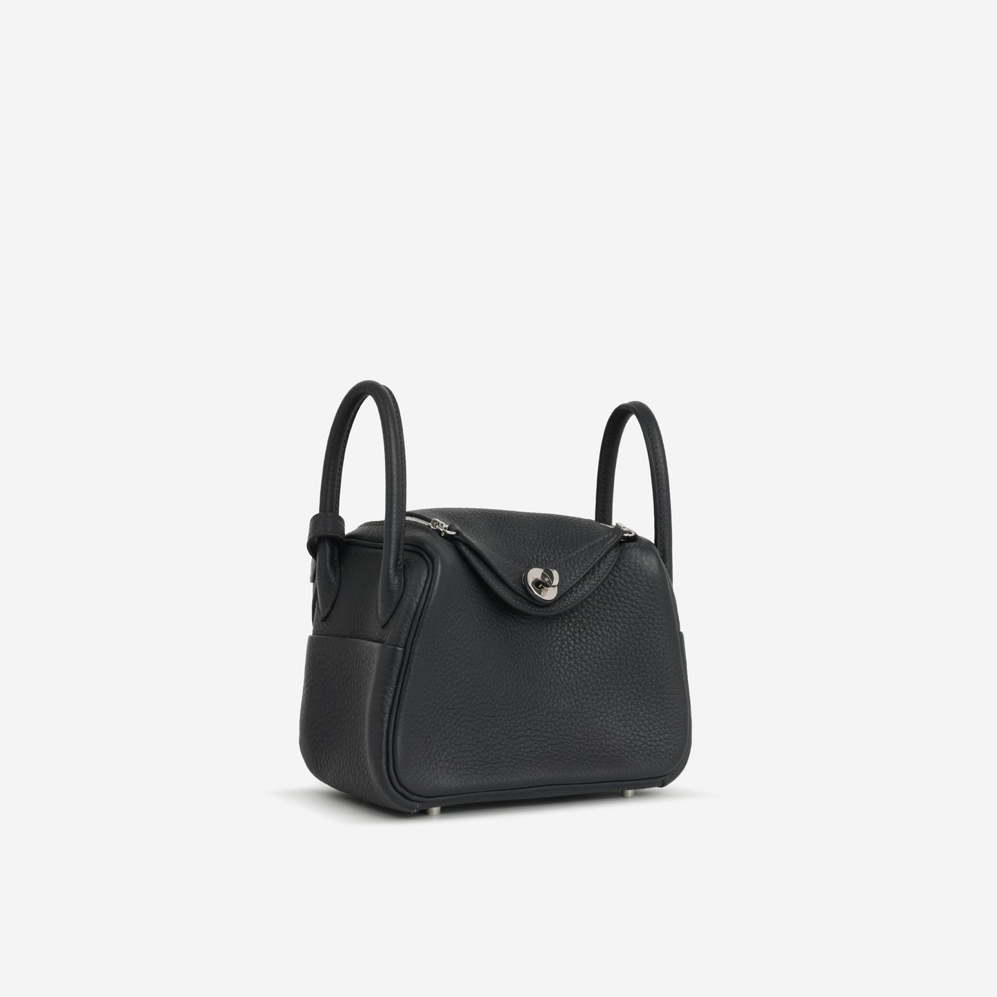 Hermès Mini Lindy - Caban Clemence | Palladium Hardware