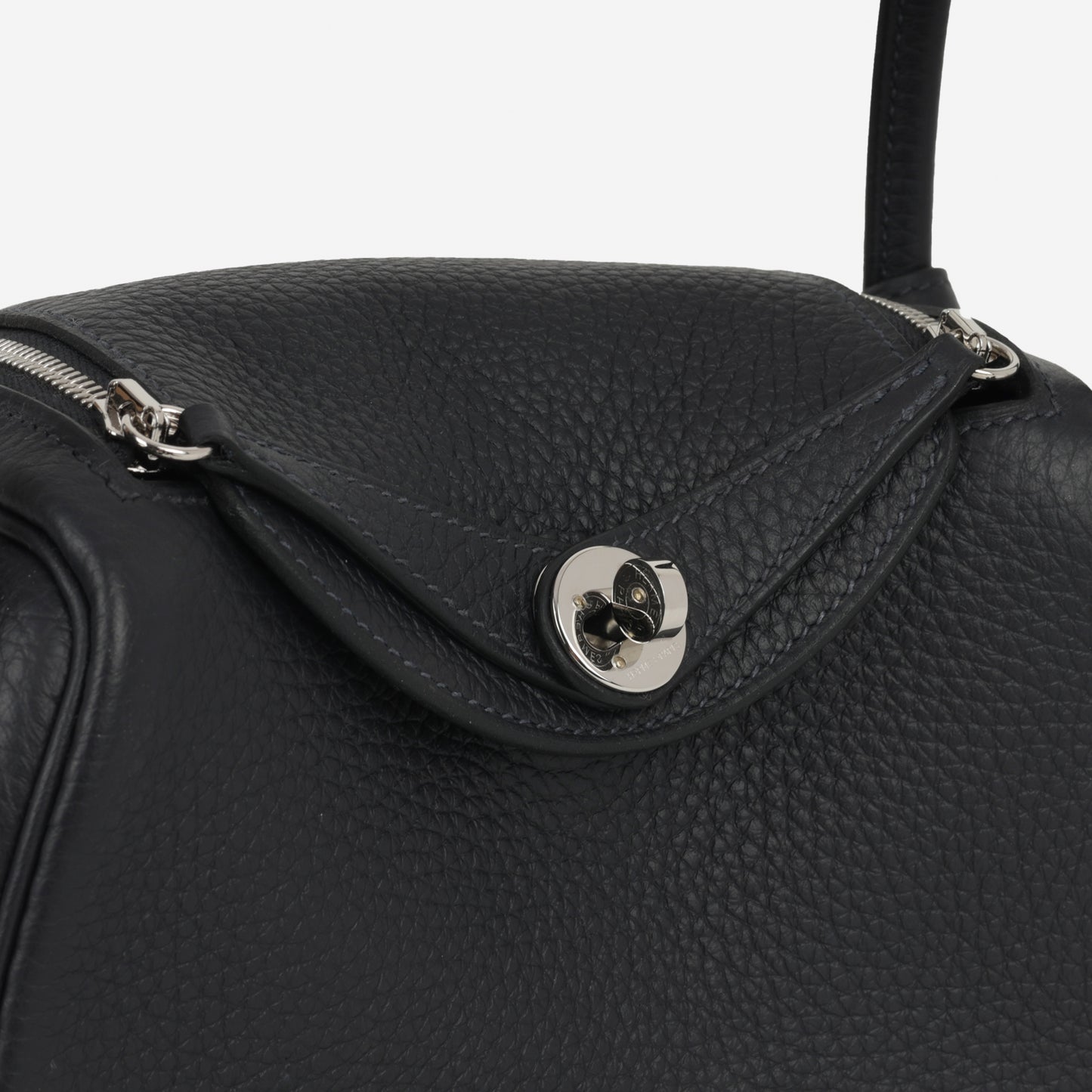 Hermès Mini Lindy - Caban Clemence | Palladium Hardware