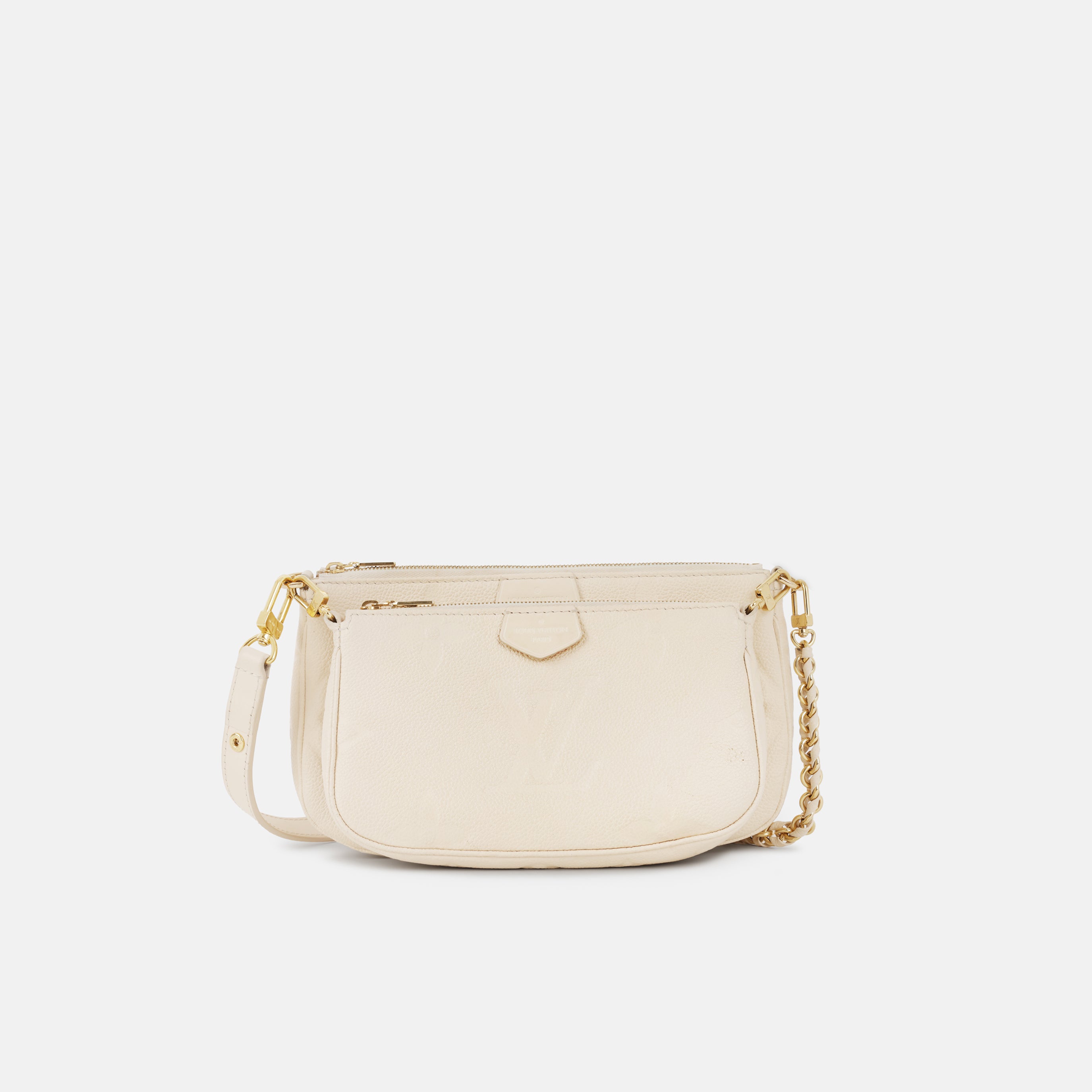 Louis Vuitton - Multi Pochette Accessoires - Beige Cream Empreinte