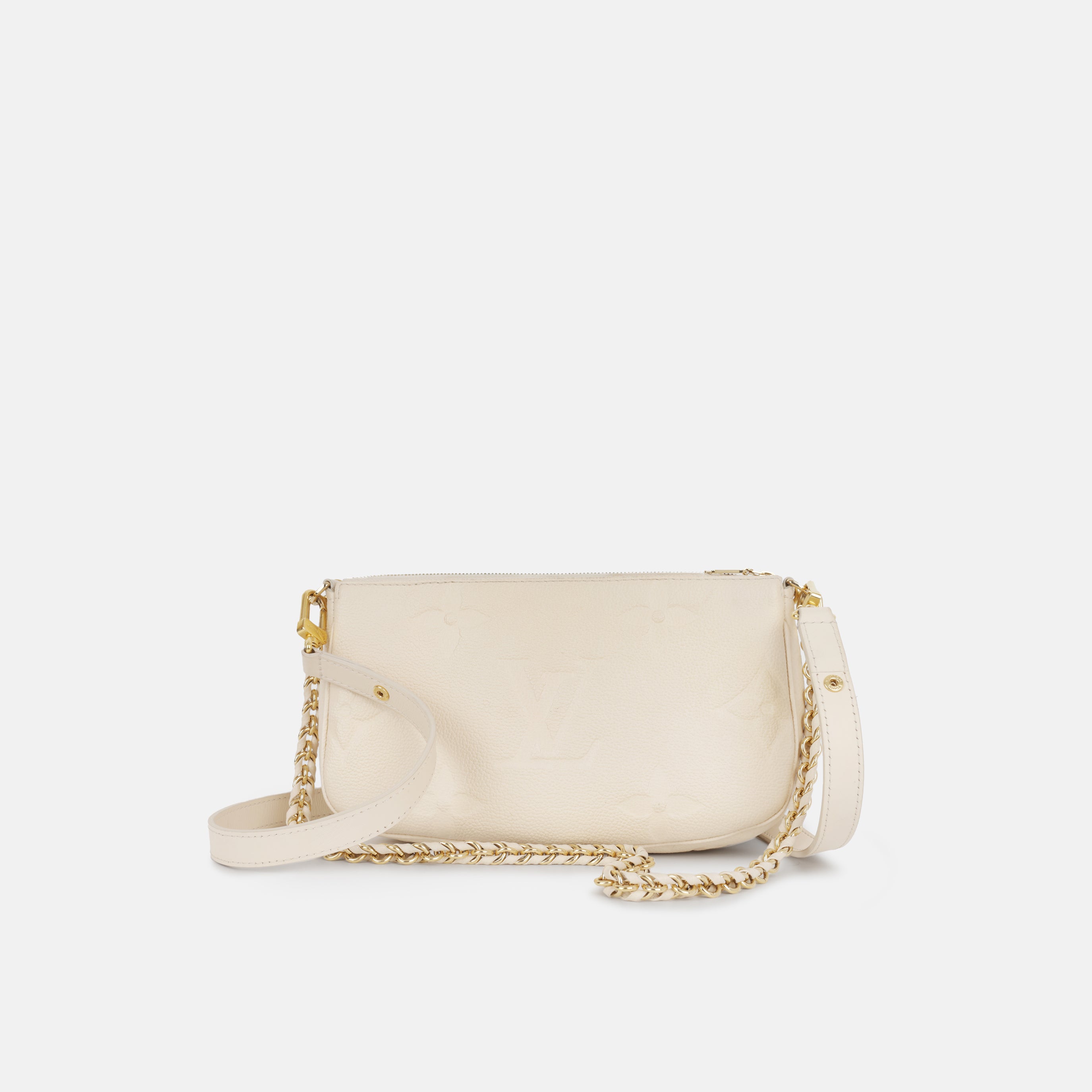 Louis Vuitton - Multi Pochette Accessoires - Beige Cream Empreinte
