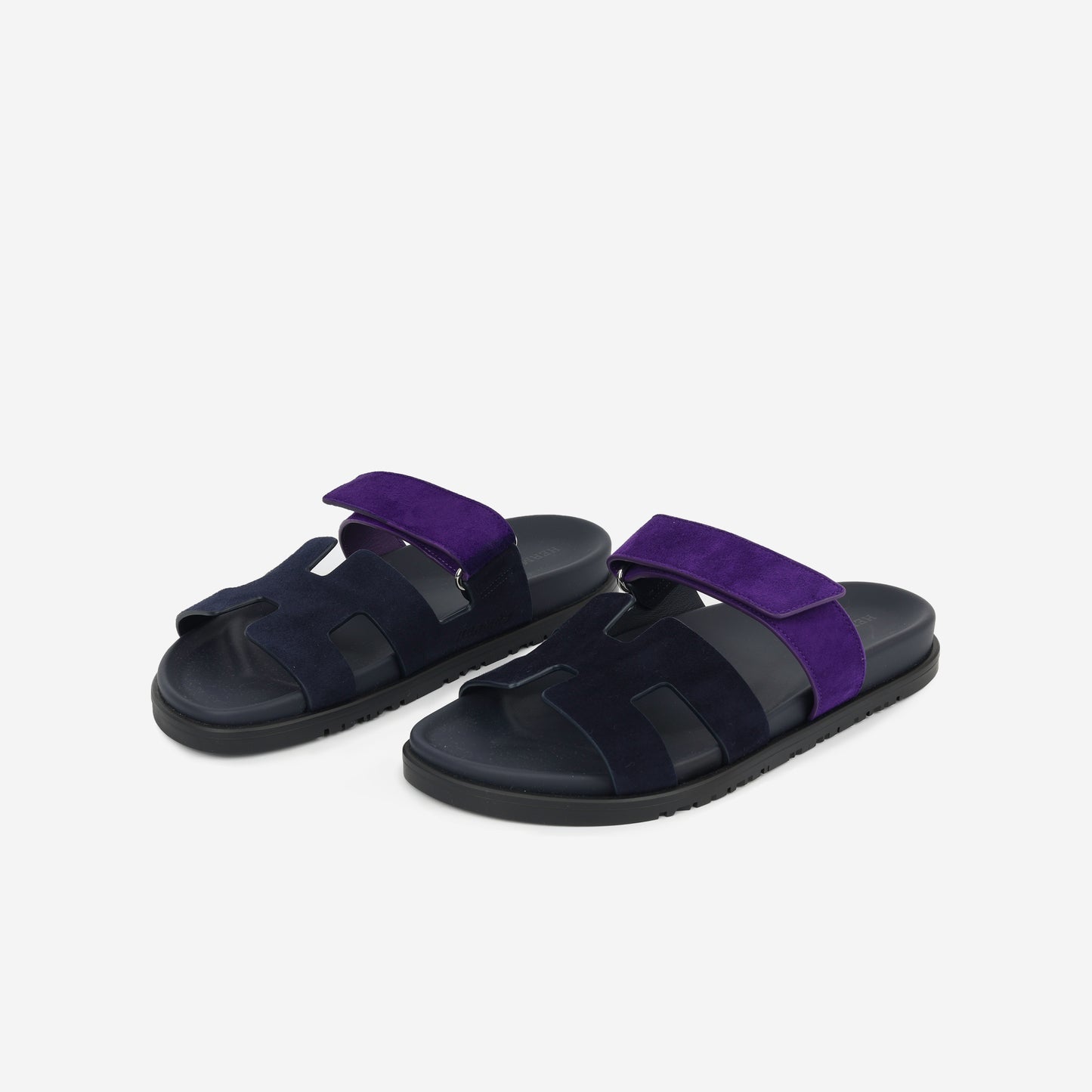 Chypre Sandal - Marine/Violet Majorette