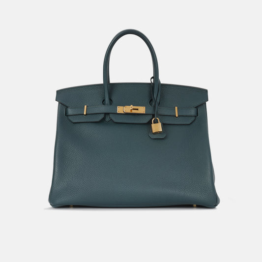 Birkin 35 - Vert Cypress