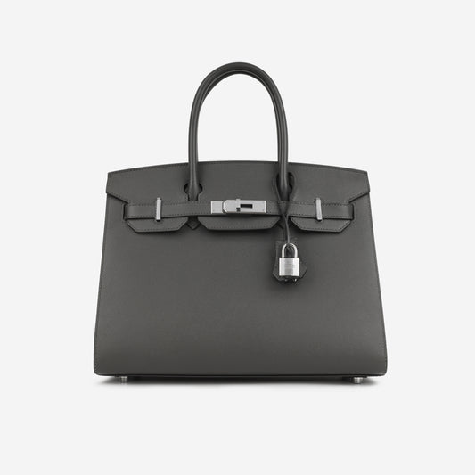 Birkin 30 - Graphite Veau Madame