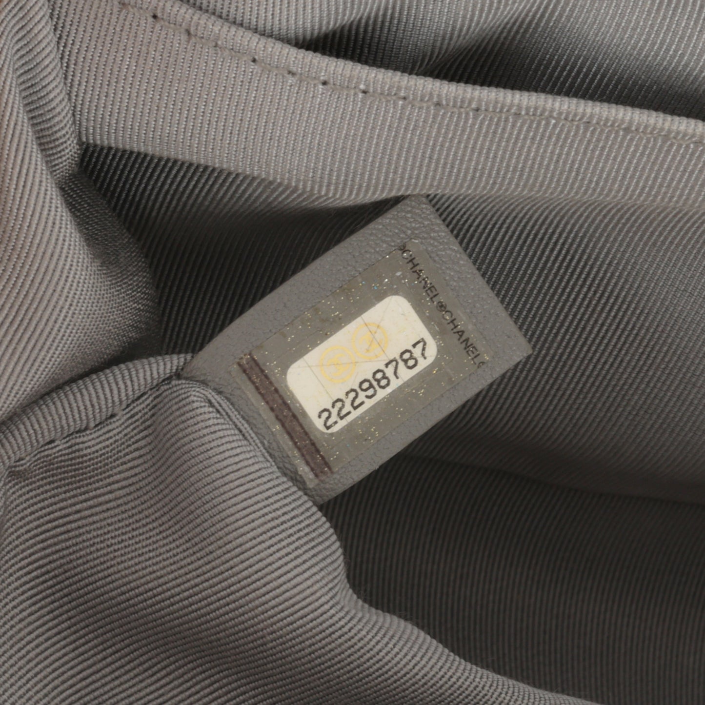 Chanel Old Medium Boy Bag - Nude Chevron Lambskin | Silver Hardware