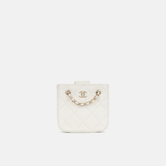 Tiny Square Clutch on Chain