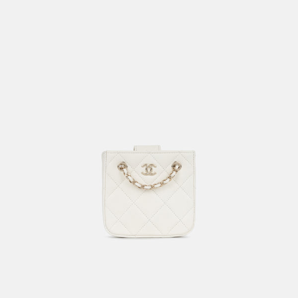 Tiny Square Clutch on Chain