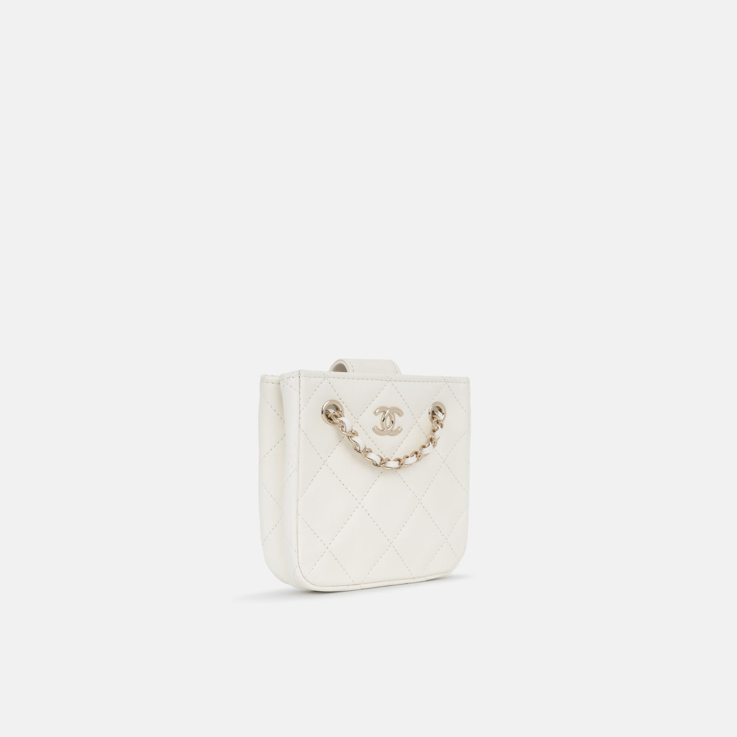 Tiny Square Clutch on Chain