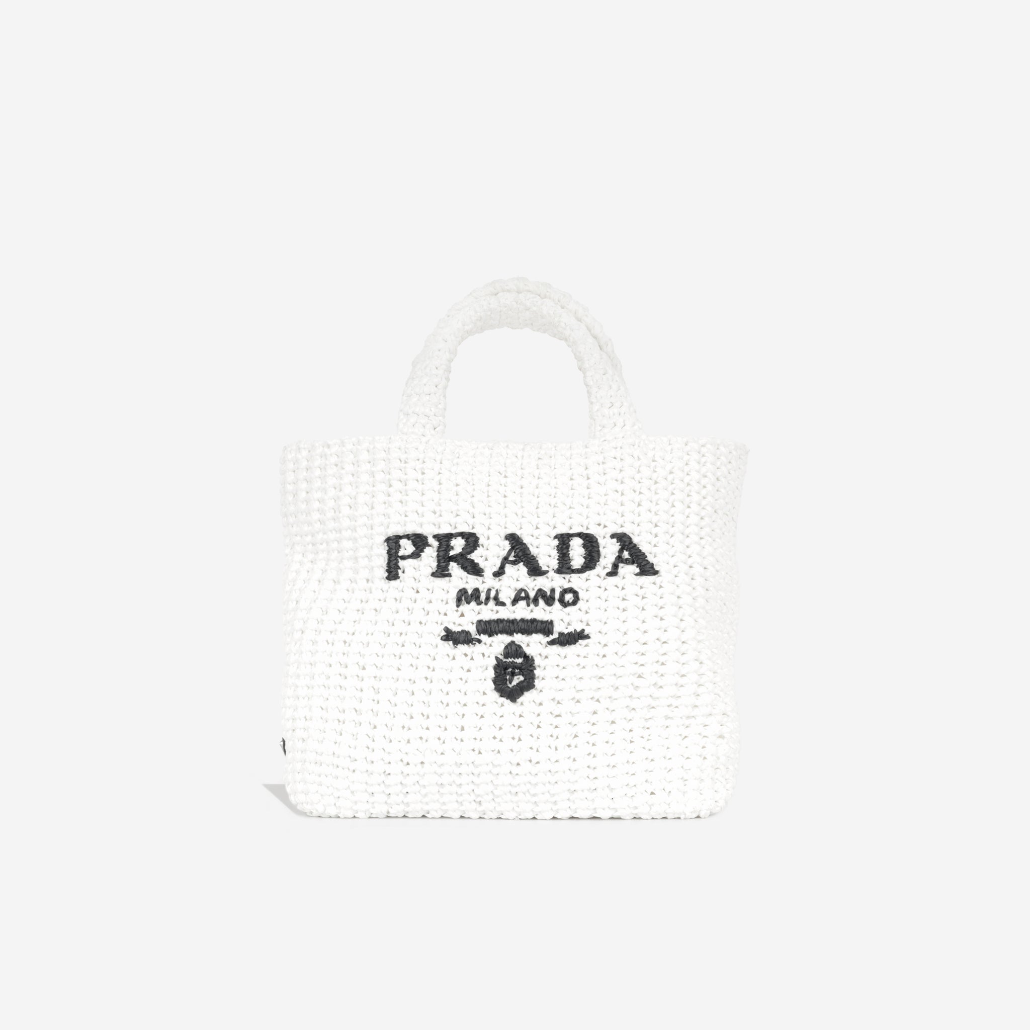 Prada - Small Crochet Tote Bag - Immaculate Condition
