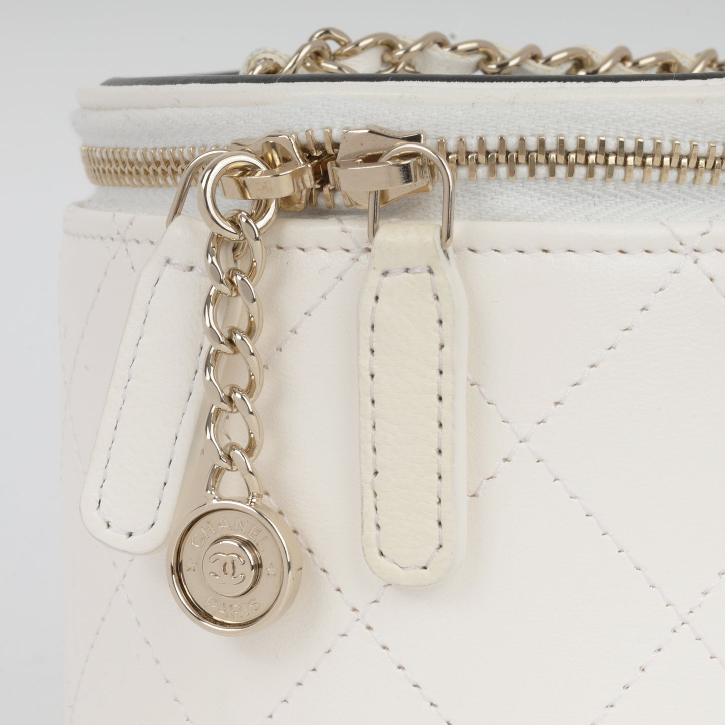 Small Chain and Charm Vanity Case