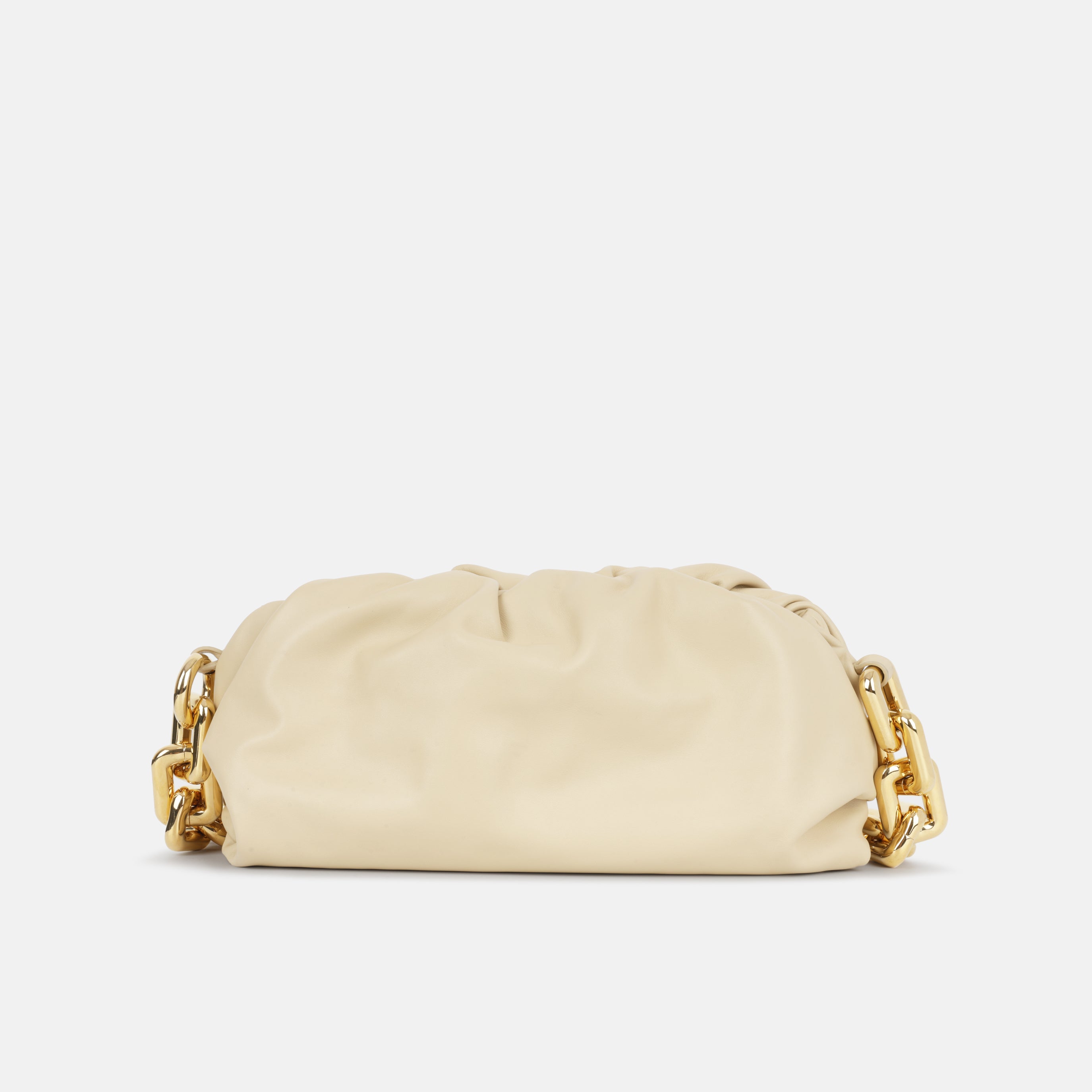 Bottega Veneta - Teen Chain Pouch - Porridge Nappa GHW