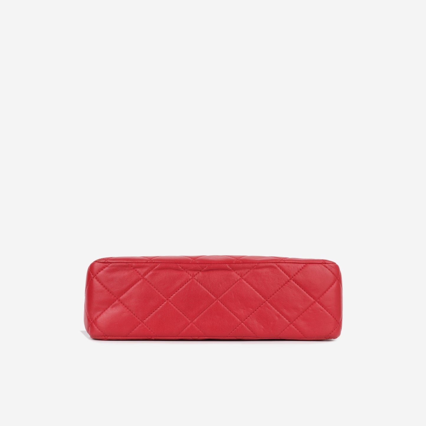 Zip Messenger - Red Lambskin