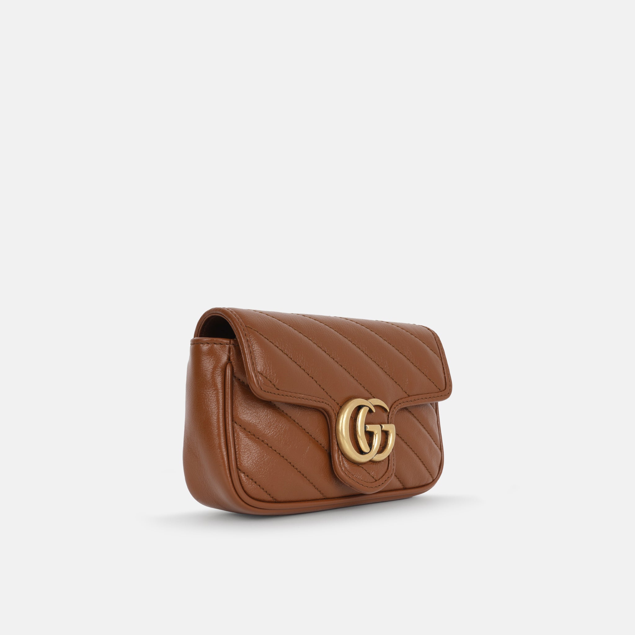 Gucci Super Mini Marmont Bag Caramel Preloved Bagista