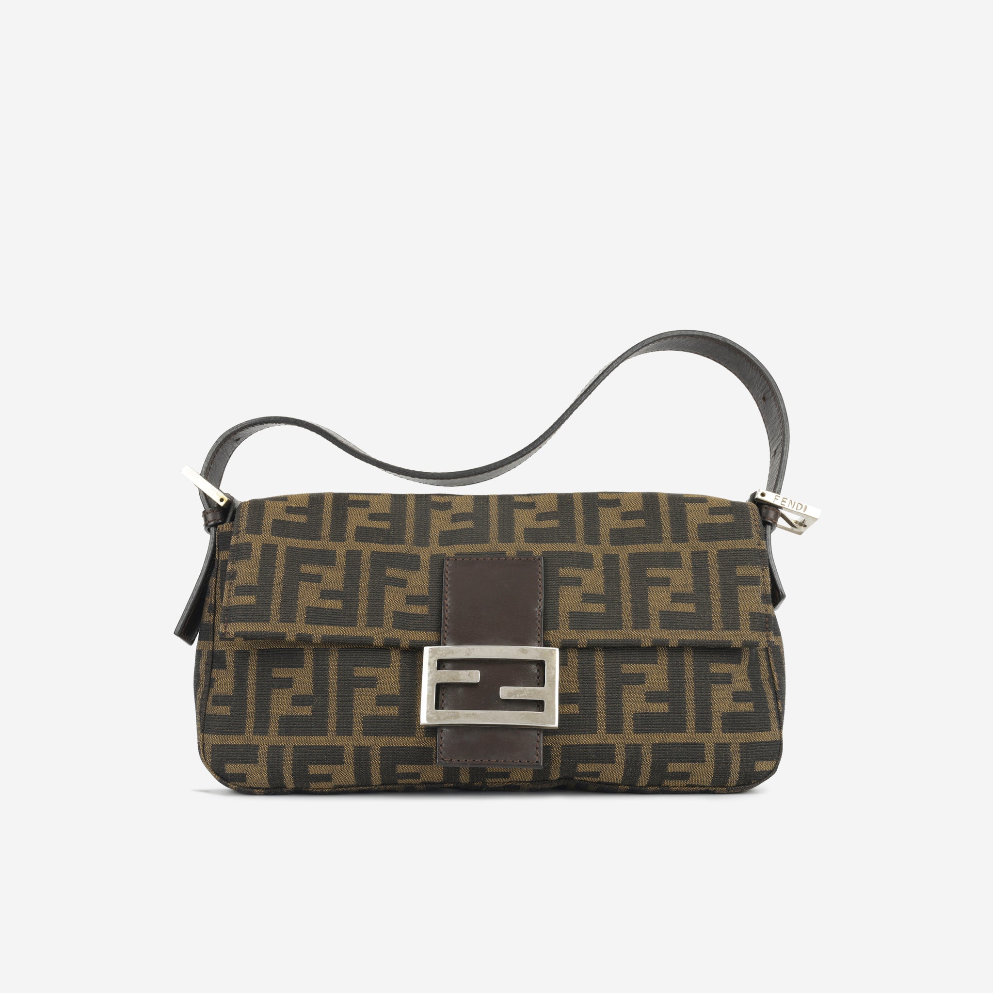 Fendi - Baguette Bag - Vintage - Brown Zucca Monogram - GMHW