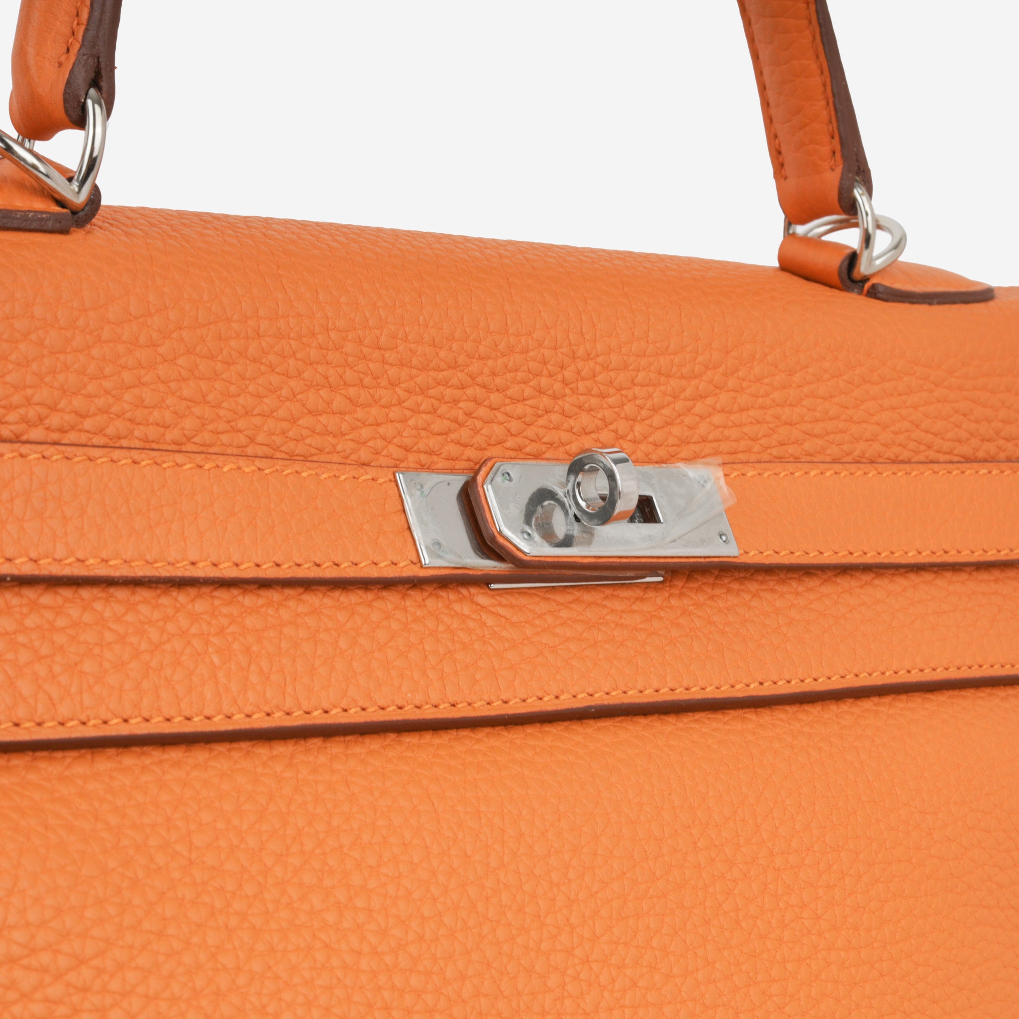 Orange kelly sale bag