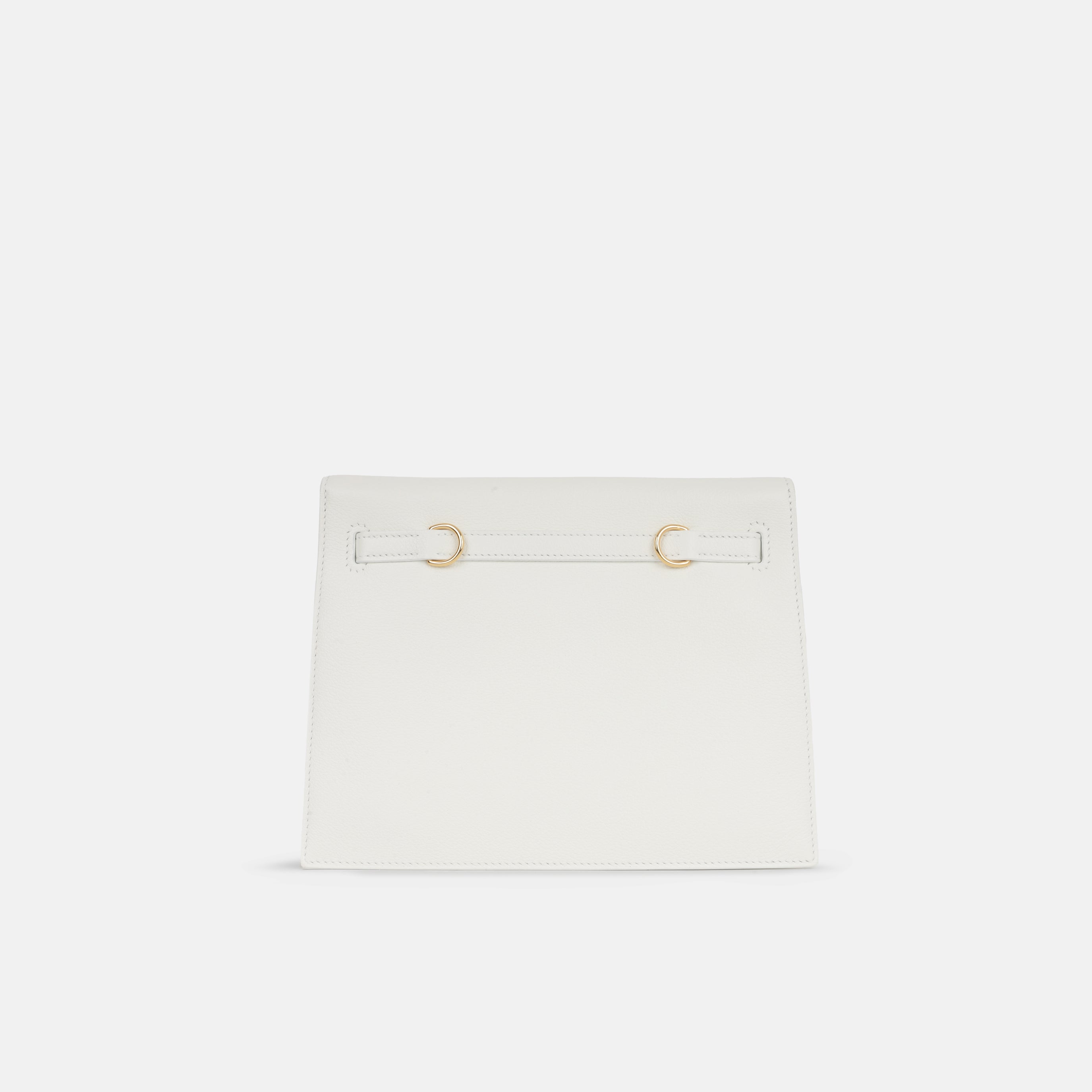 Hermès - Kelly Danse - Blanc Evercolor PHW - 2022 - Brand New