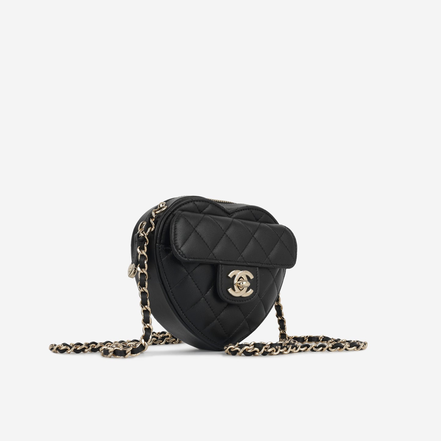 Small Heart Bag - Black