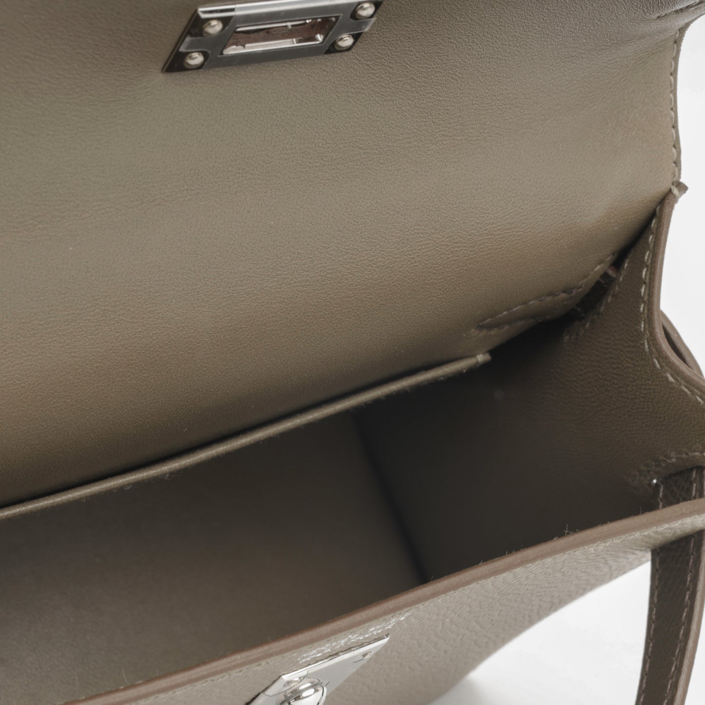 Mini Kelly - Ecorce/ Noir / Etoupe