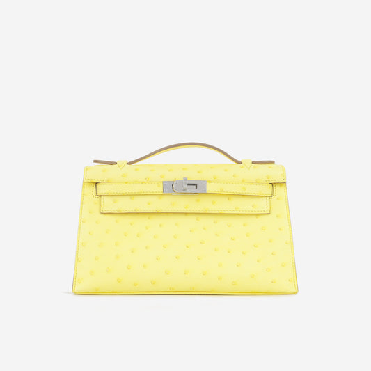 Kelly Pochette - Limoncello Ostrich