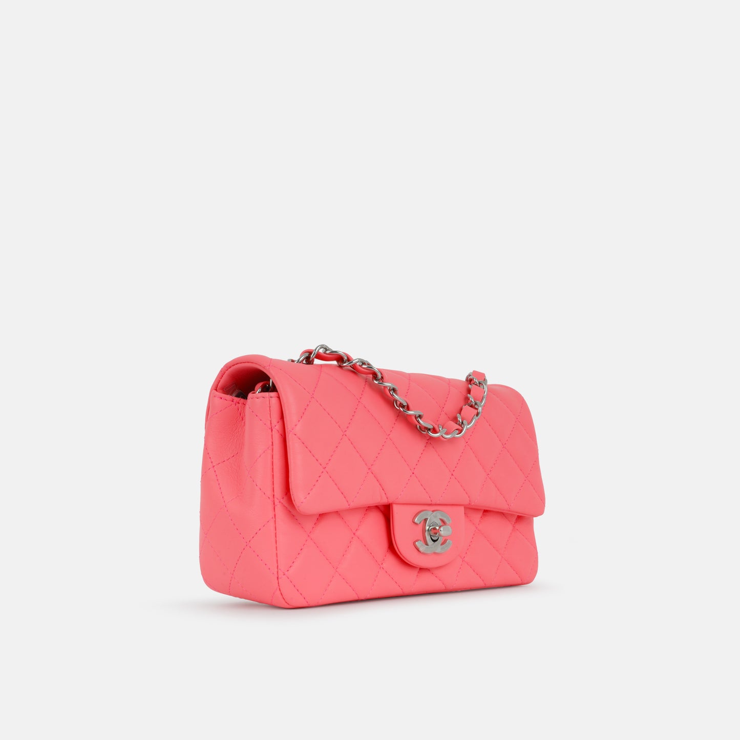 Mini Rectangular - Neon Pink