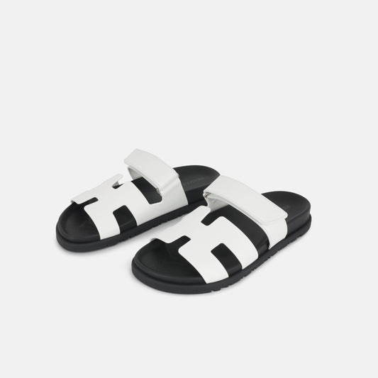 Chypre Sandal - Blanc/Nappa