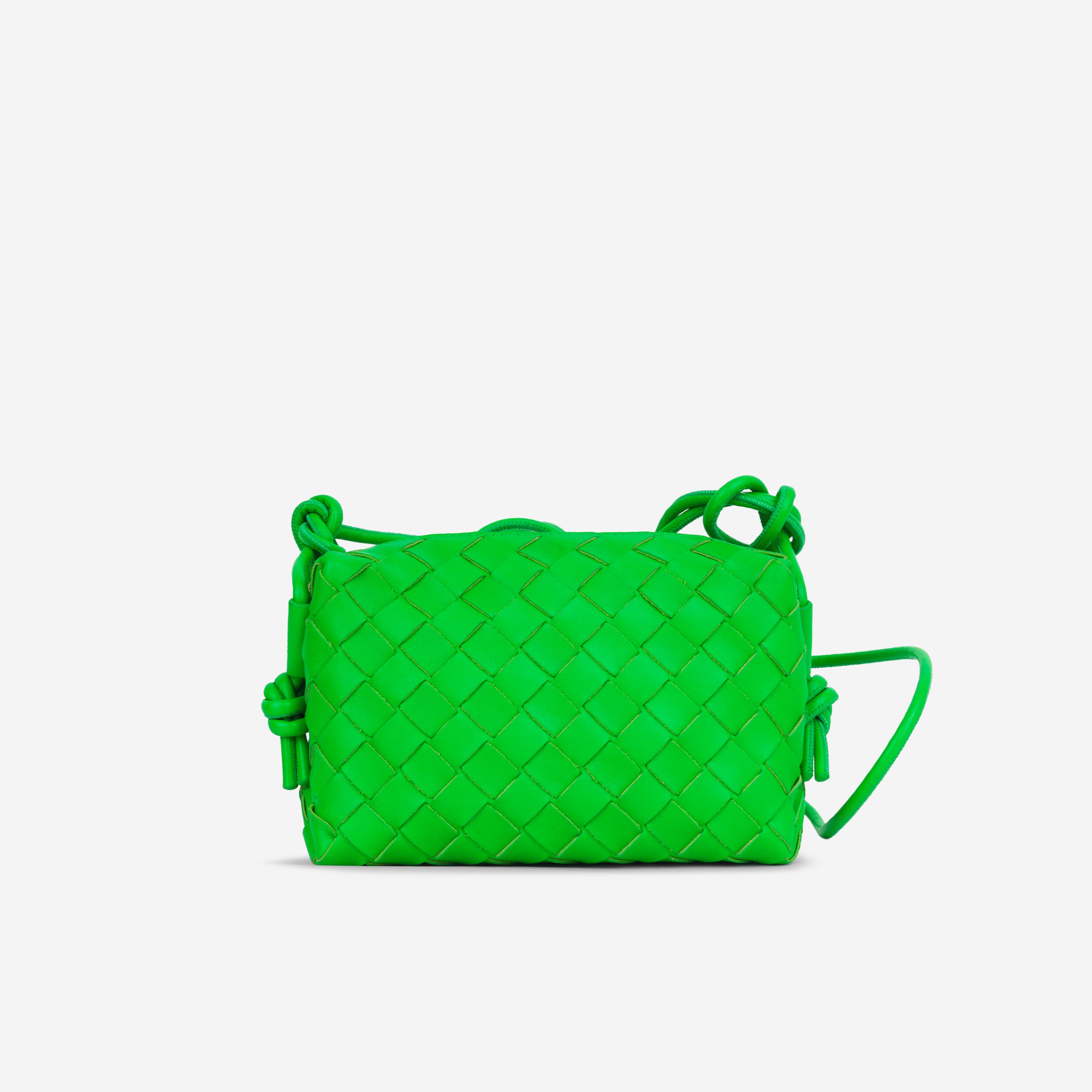 Bottega Veneta - Mini Loop Camera Bag - Parakeet Intrecciato