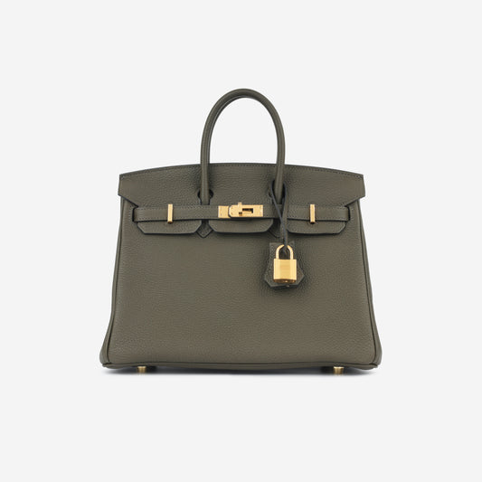 Birkin 25 - Vert De Gris