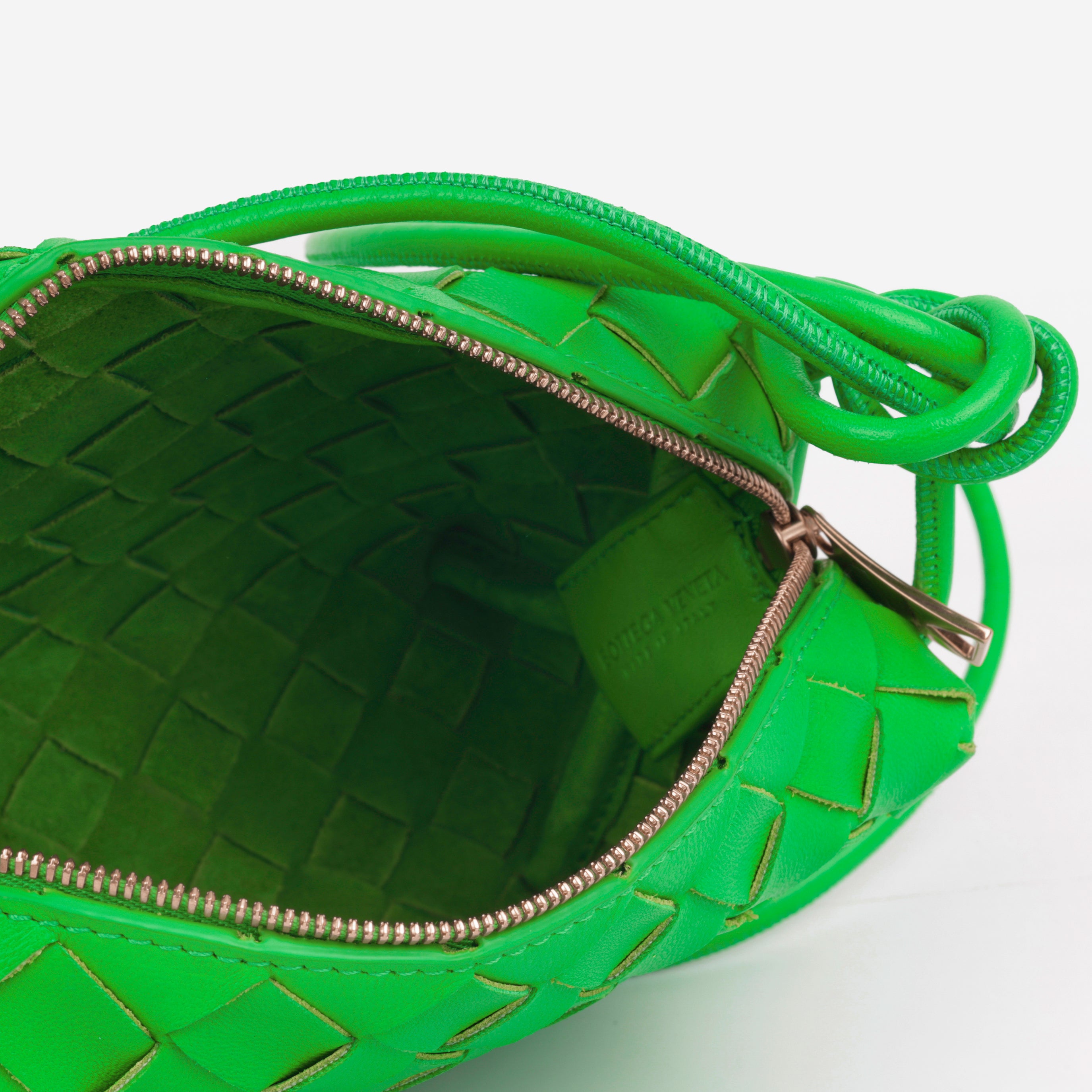 Bottega Veneta - Mini Loop Camera Bag - Parakeet Intrecciato