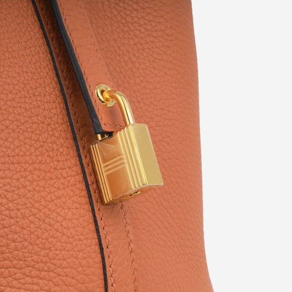 Hermes Biscuit Taurillon Clemence Picotin 18 PHW, myGemma
