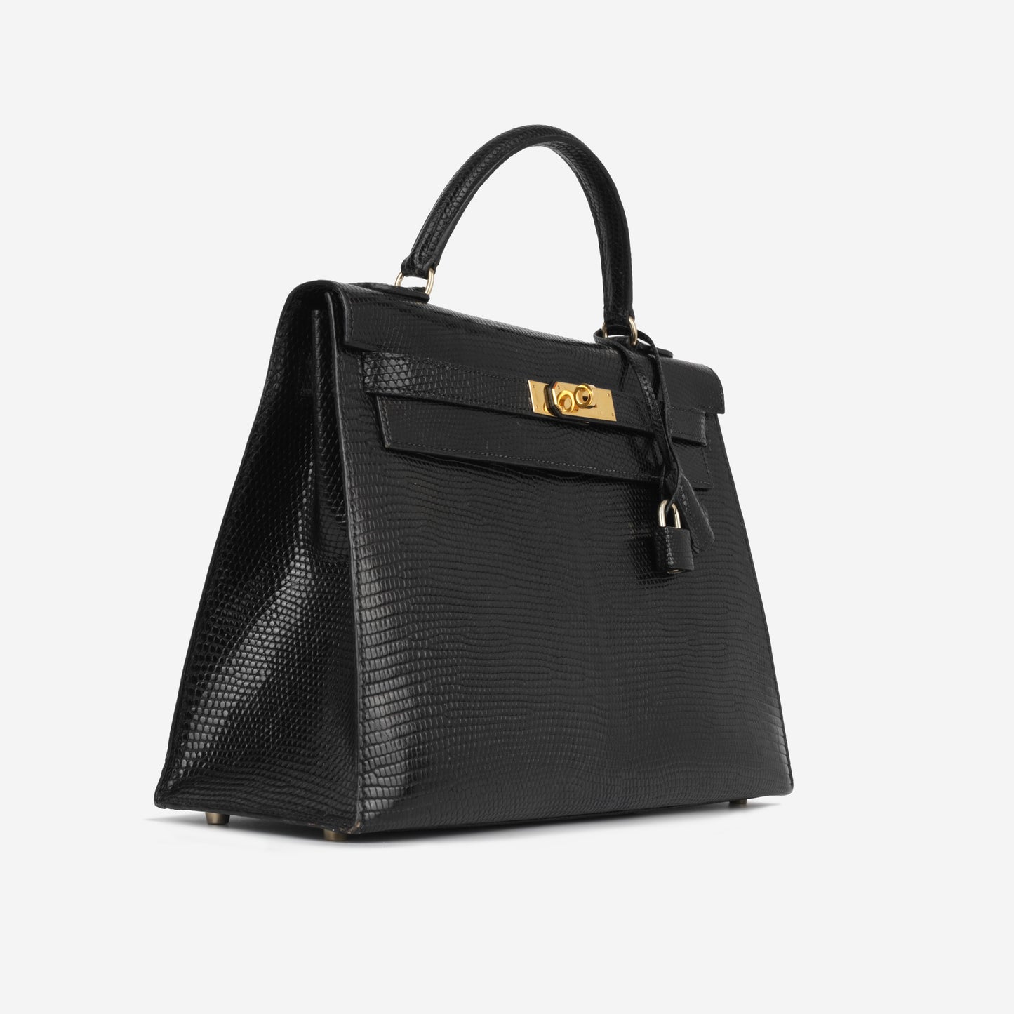 Vintage Kelly 32 - Noir Lizard