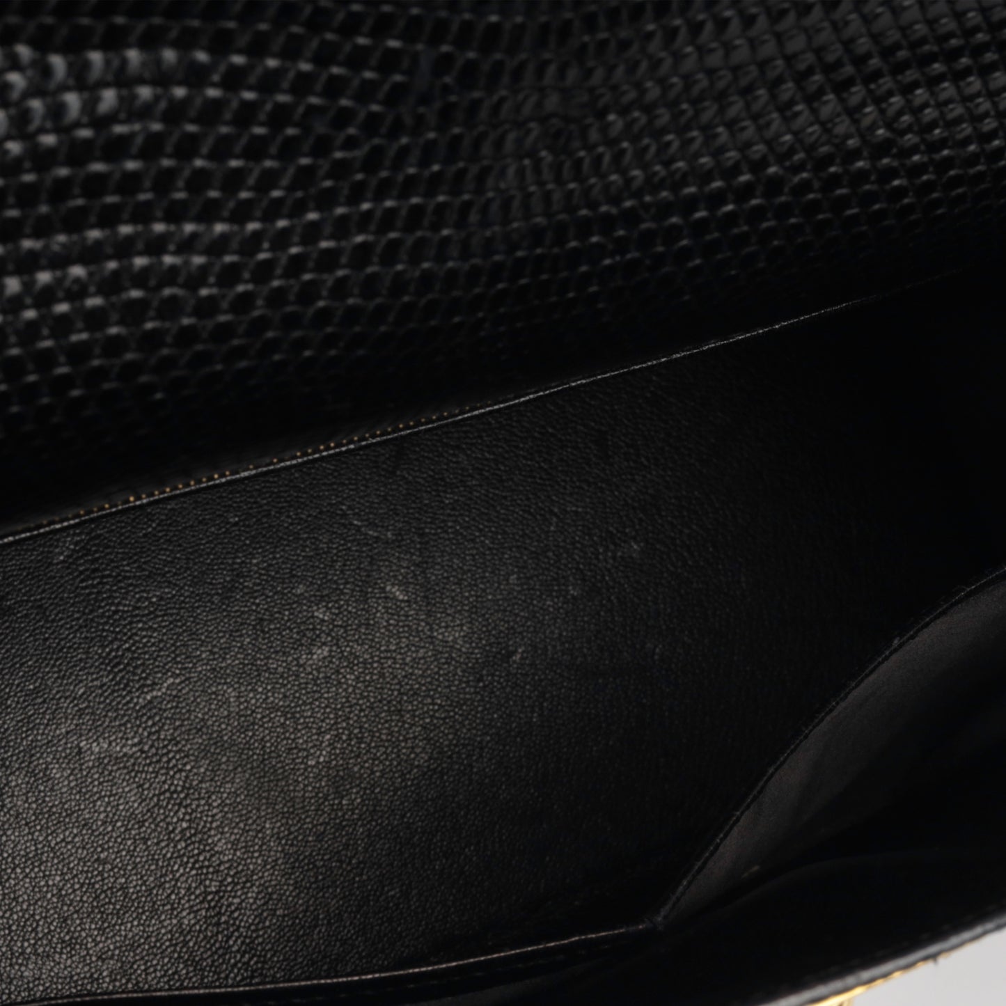 Vintage Kelly 32 - Noir Lizard