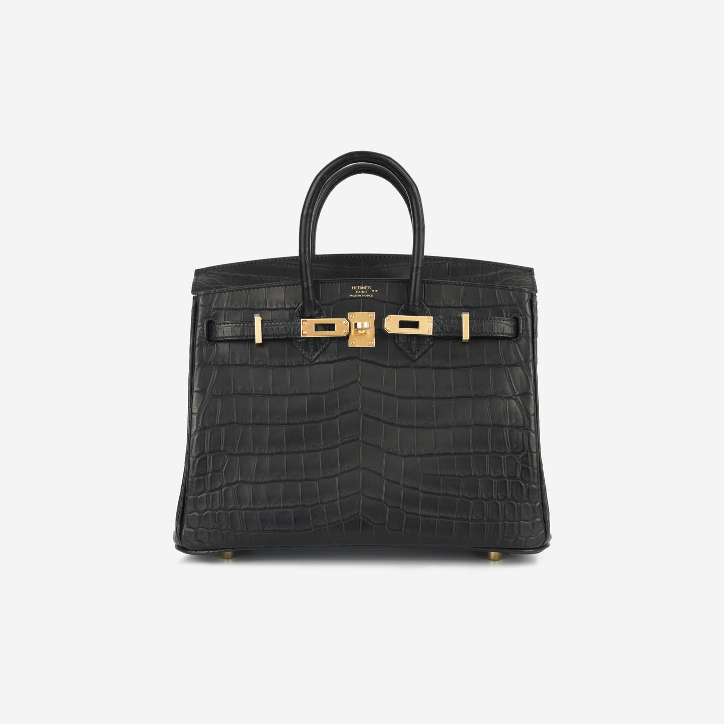 Birkin 25 - Noir Matte Croc