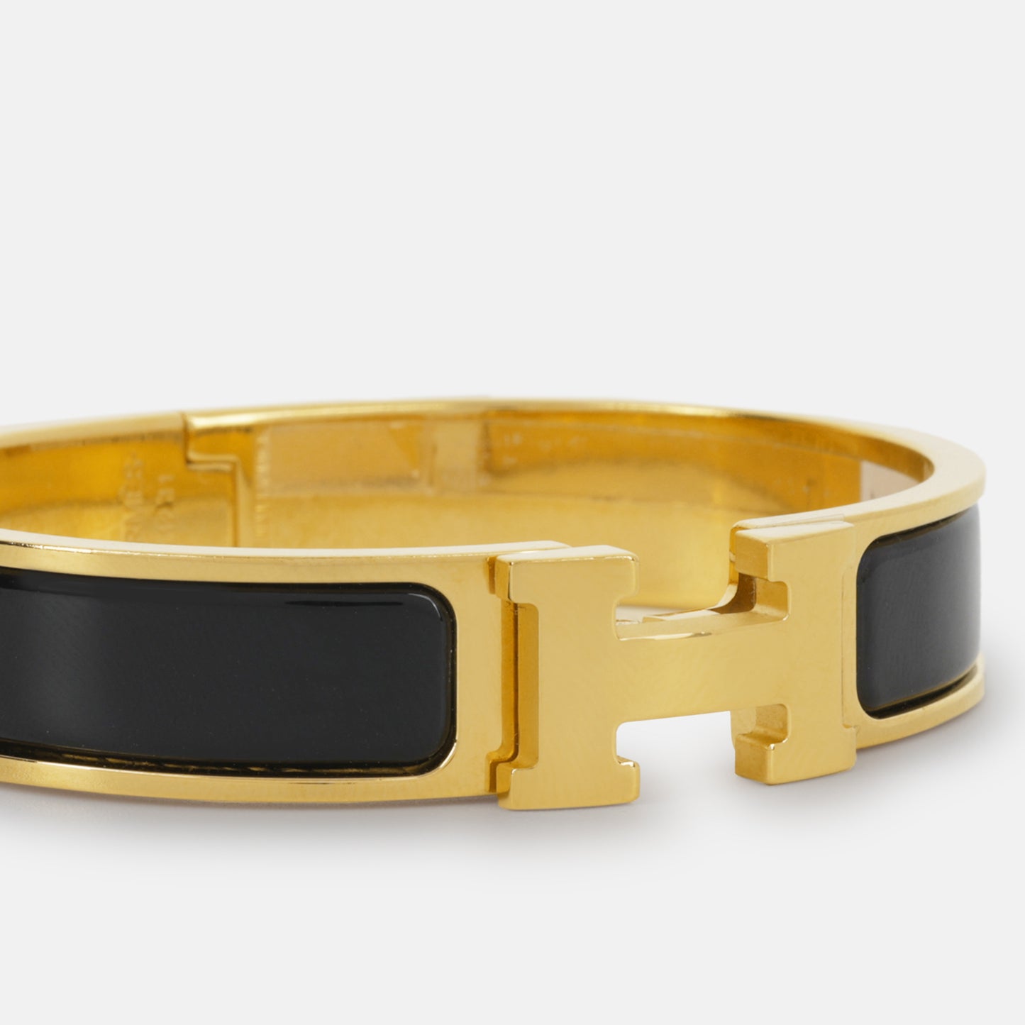 Clic H Bracelet - Noir/Gold